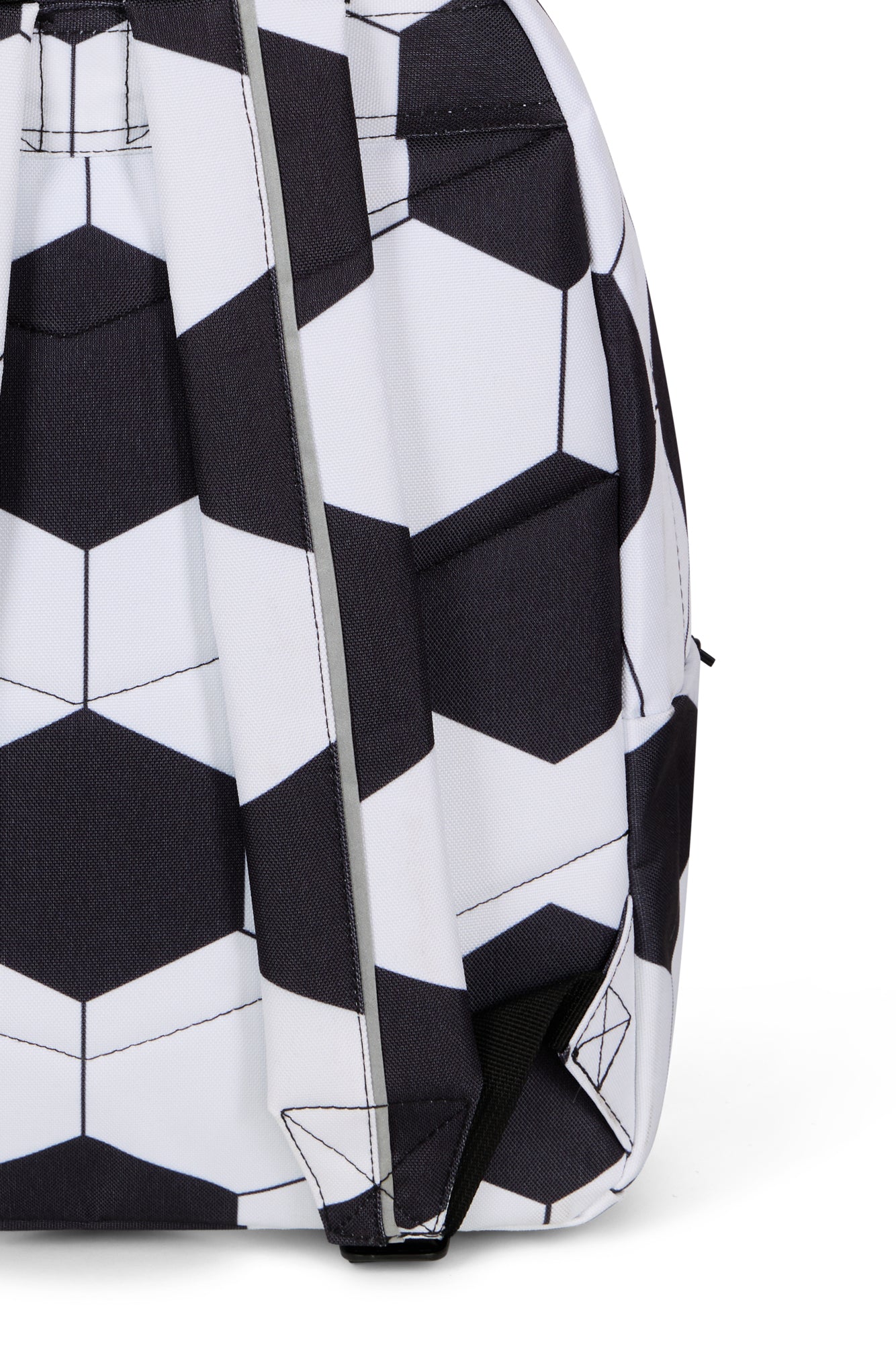 Hype Boys Black/White Football Backpack