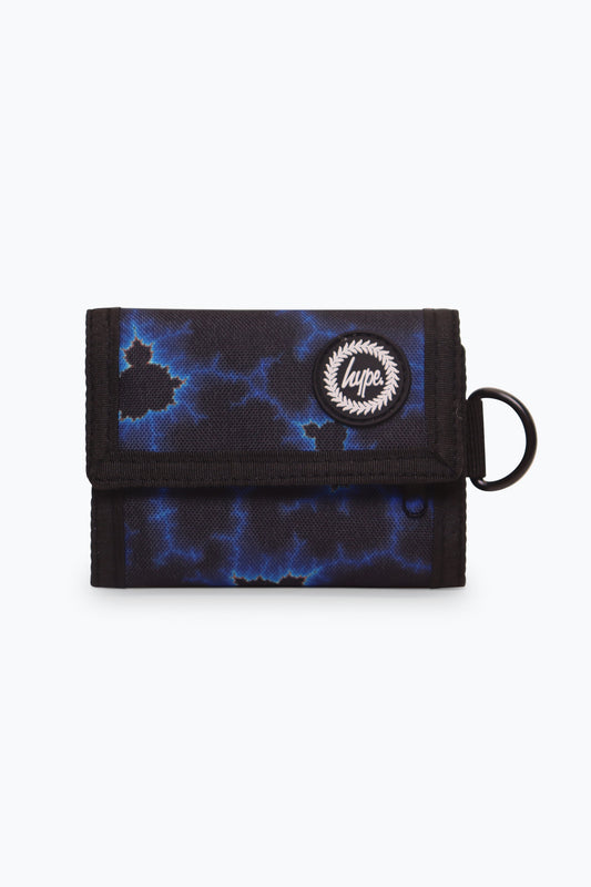 Hype Kids Multi Blue Lightning Wallet