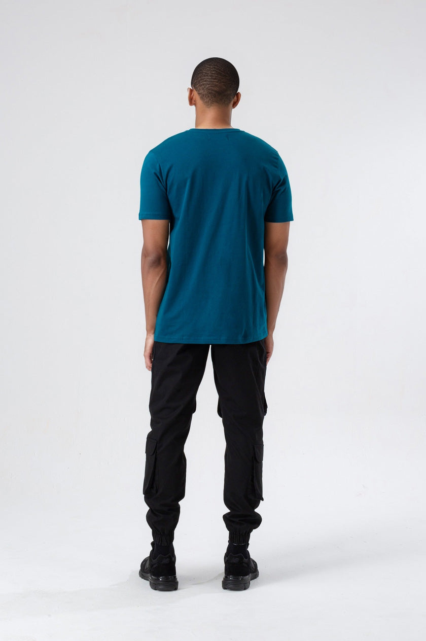 Hype Mens Teal Scribble T-Shirt