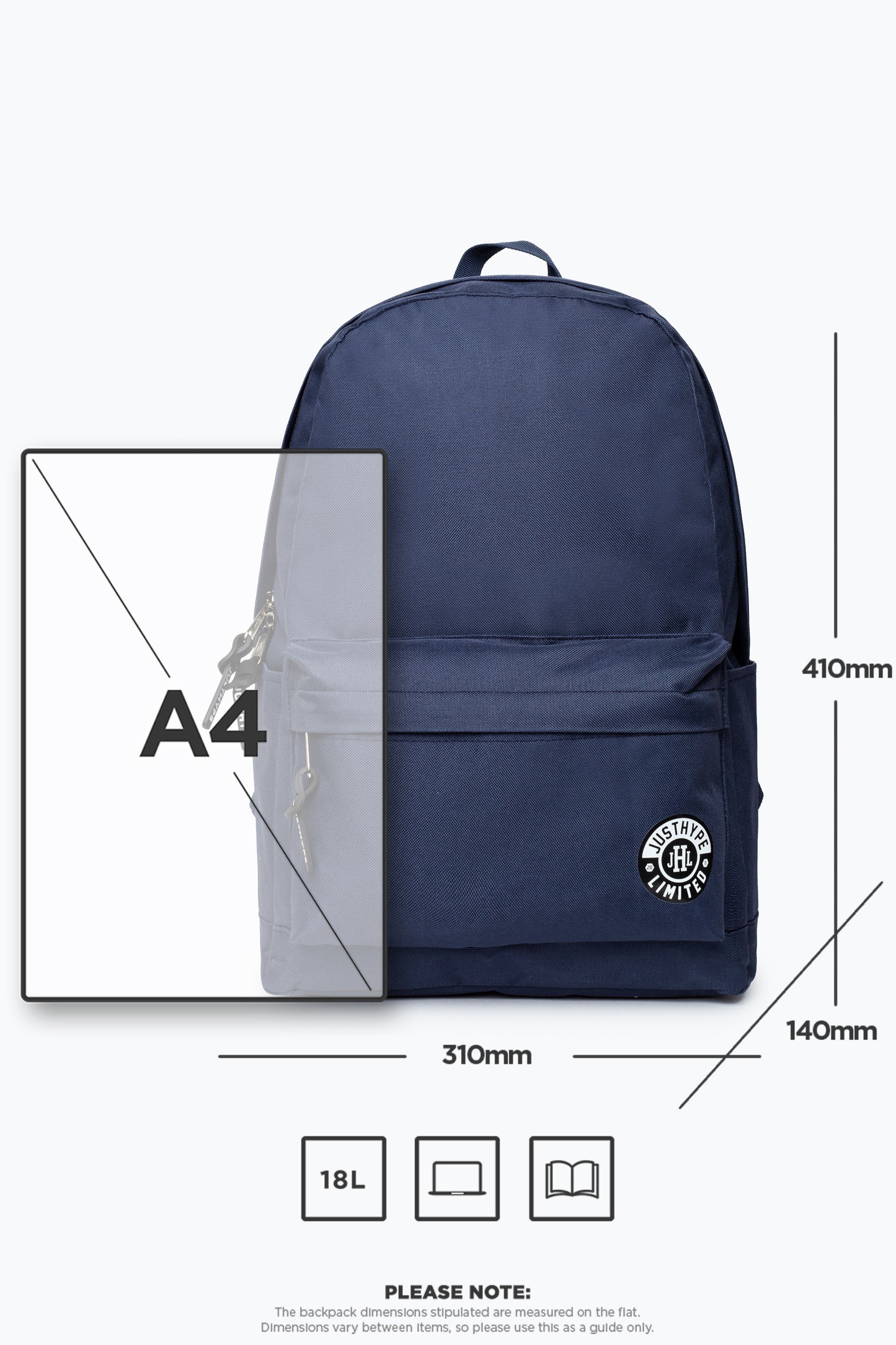 Hype Navy Entry Unisex Backpack