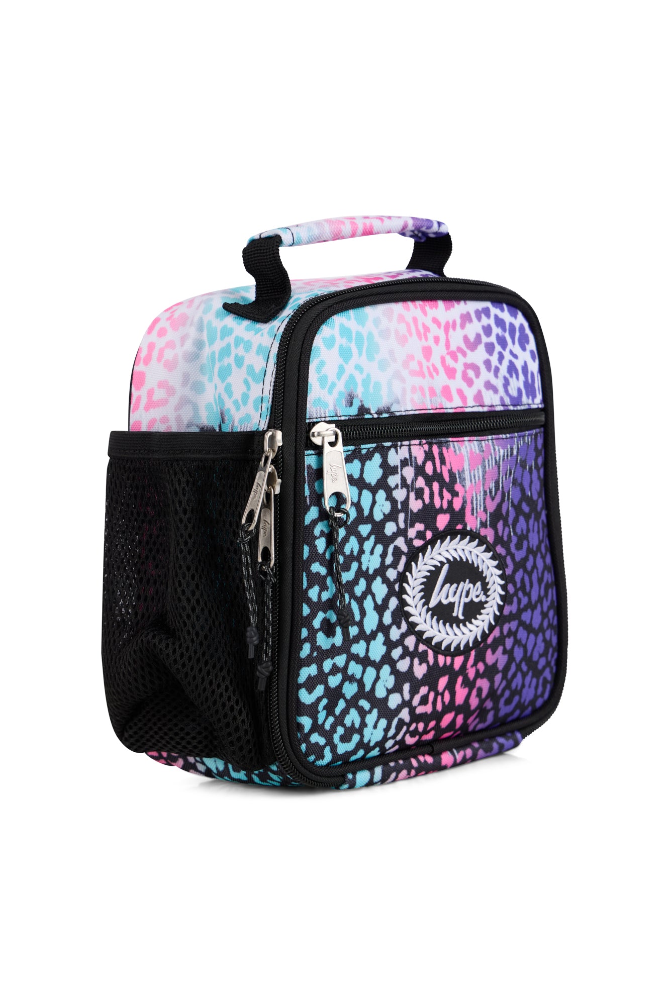 Hype Unisex Silver Leopard Drips Lunch Box