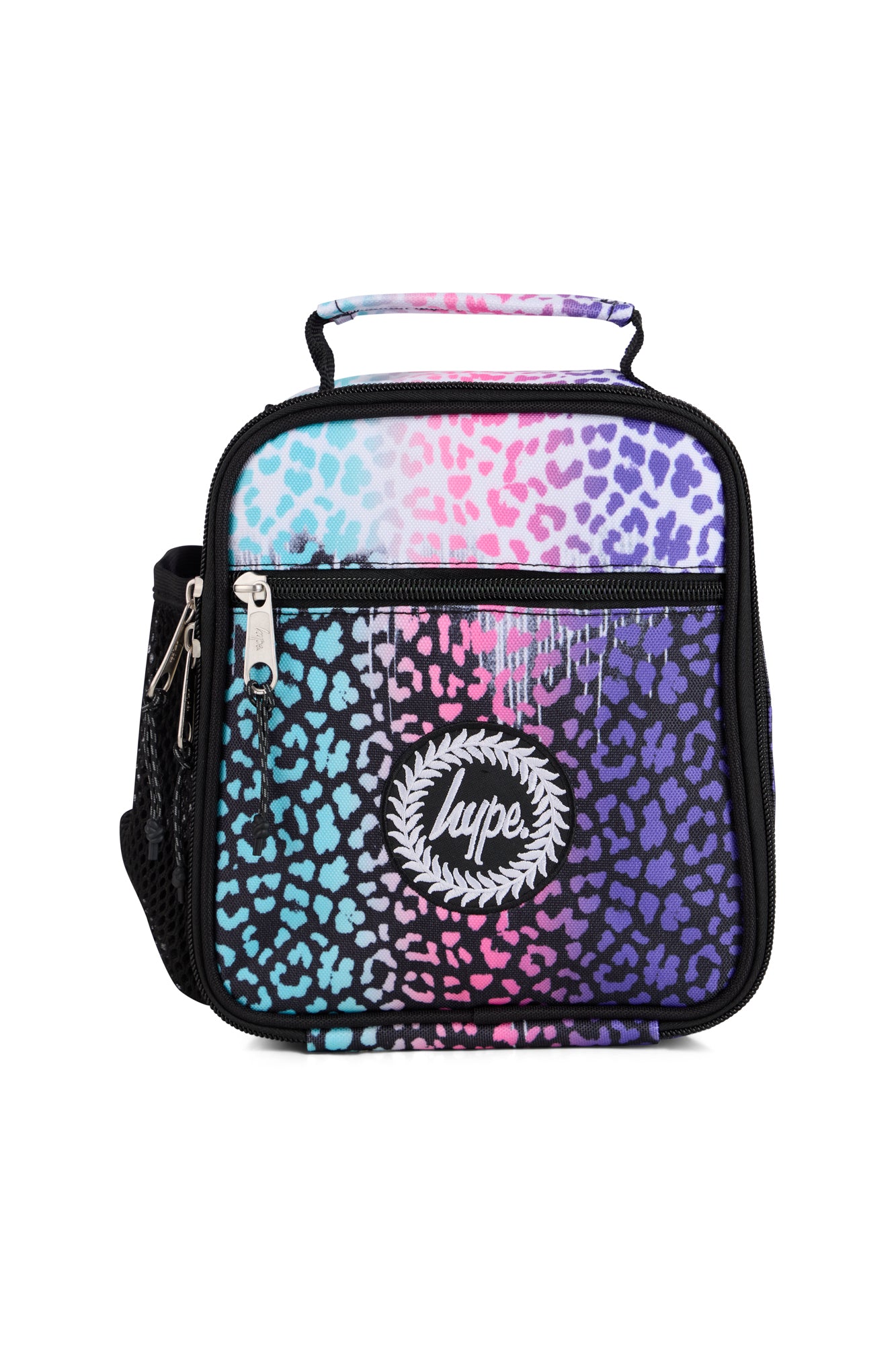Hype Unisex Silver Leopard Drips Lunch Box