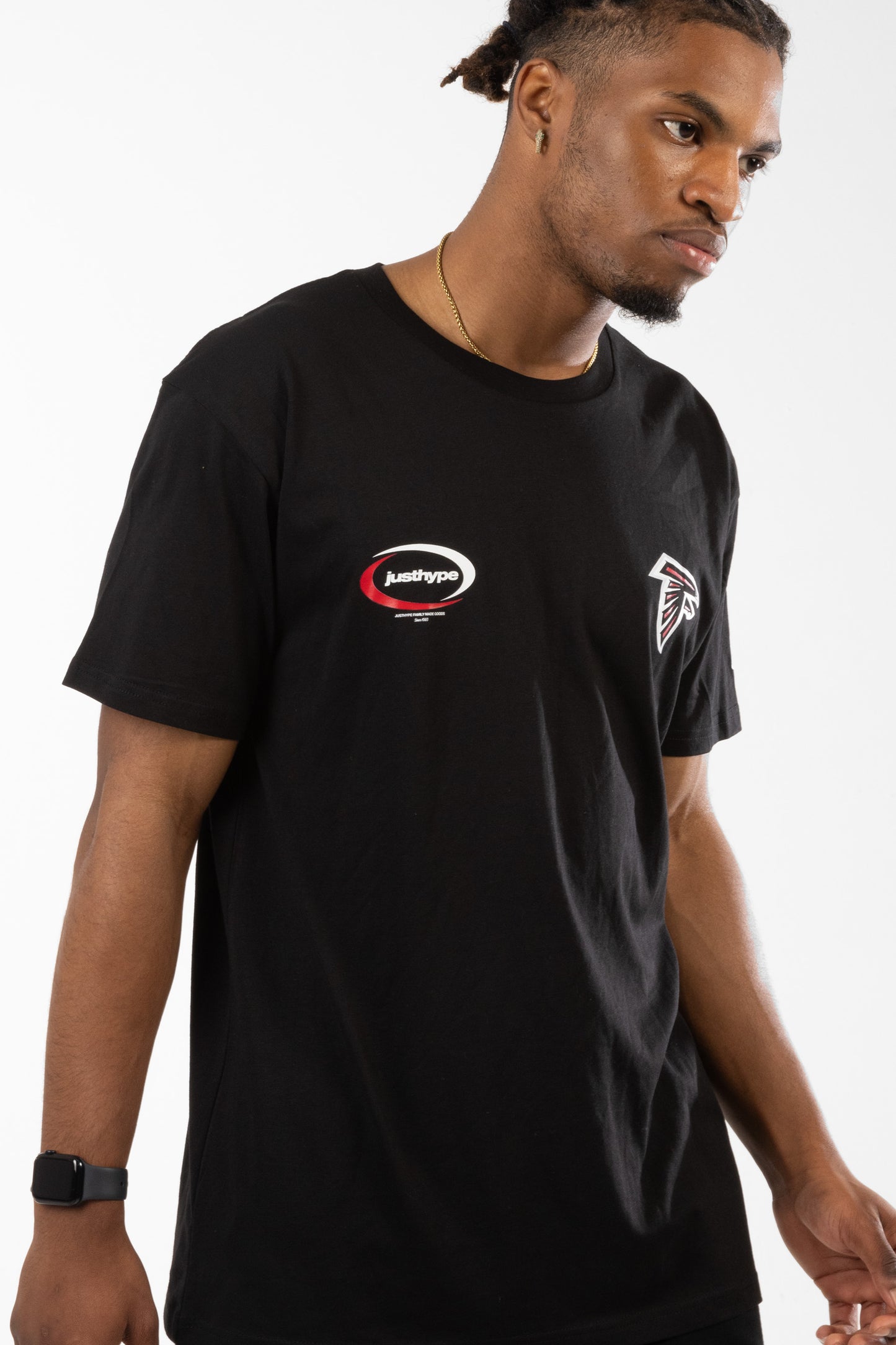 Nfl X Hype Adults Black Atlanta Falcons T-Shirt