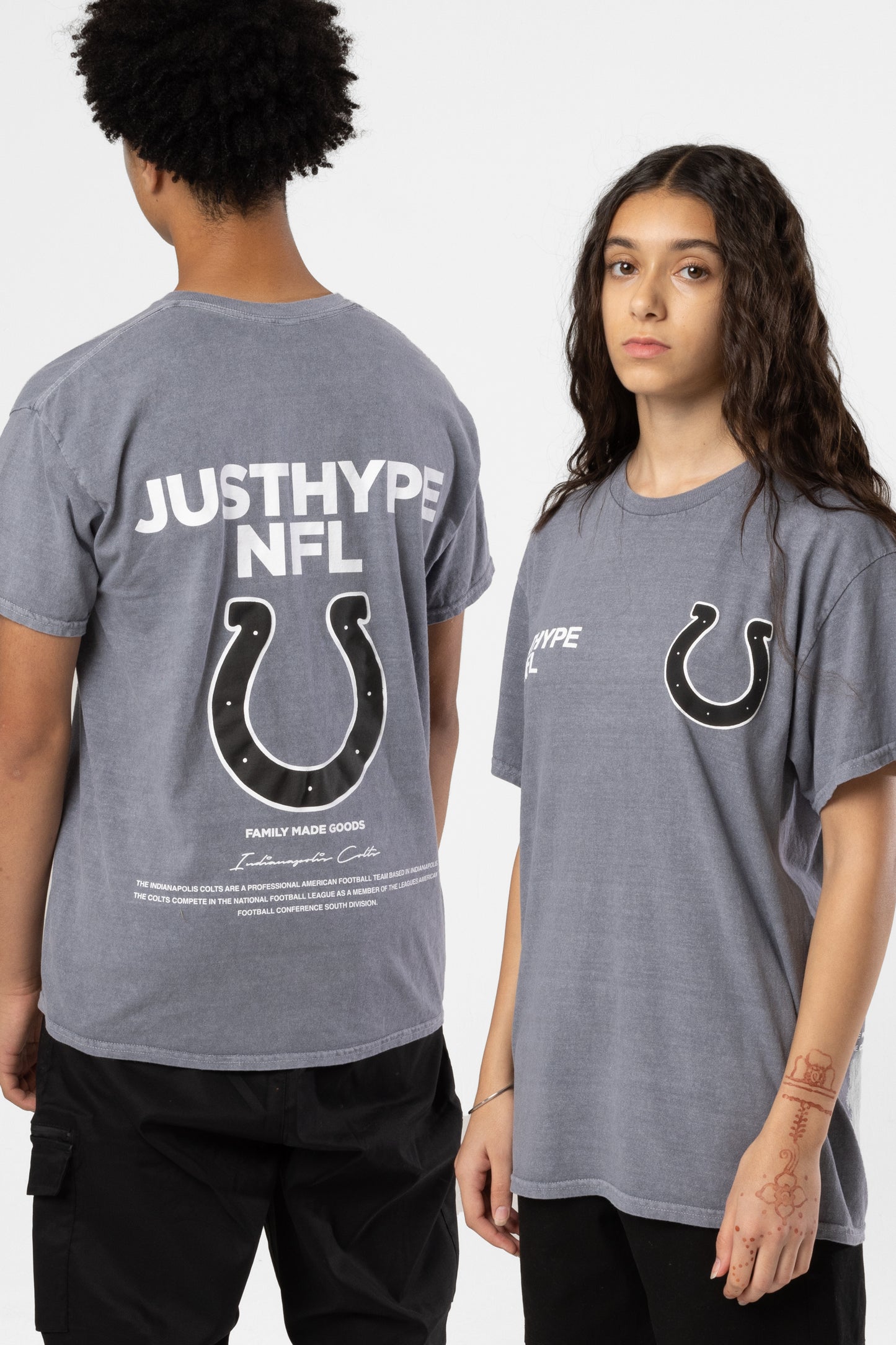 Nfl X Hype Kids Grey Indianapolis Colts T-Shirt