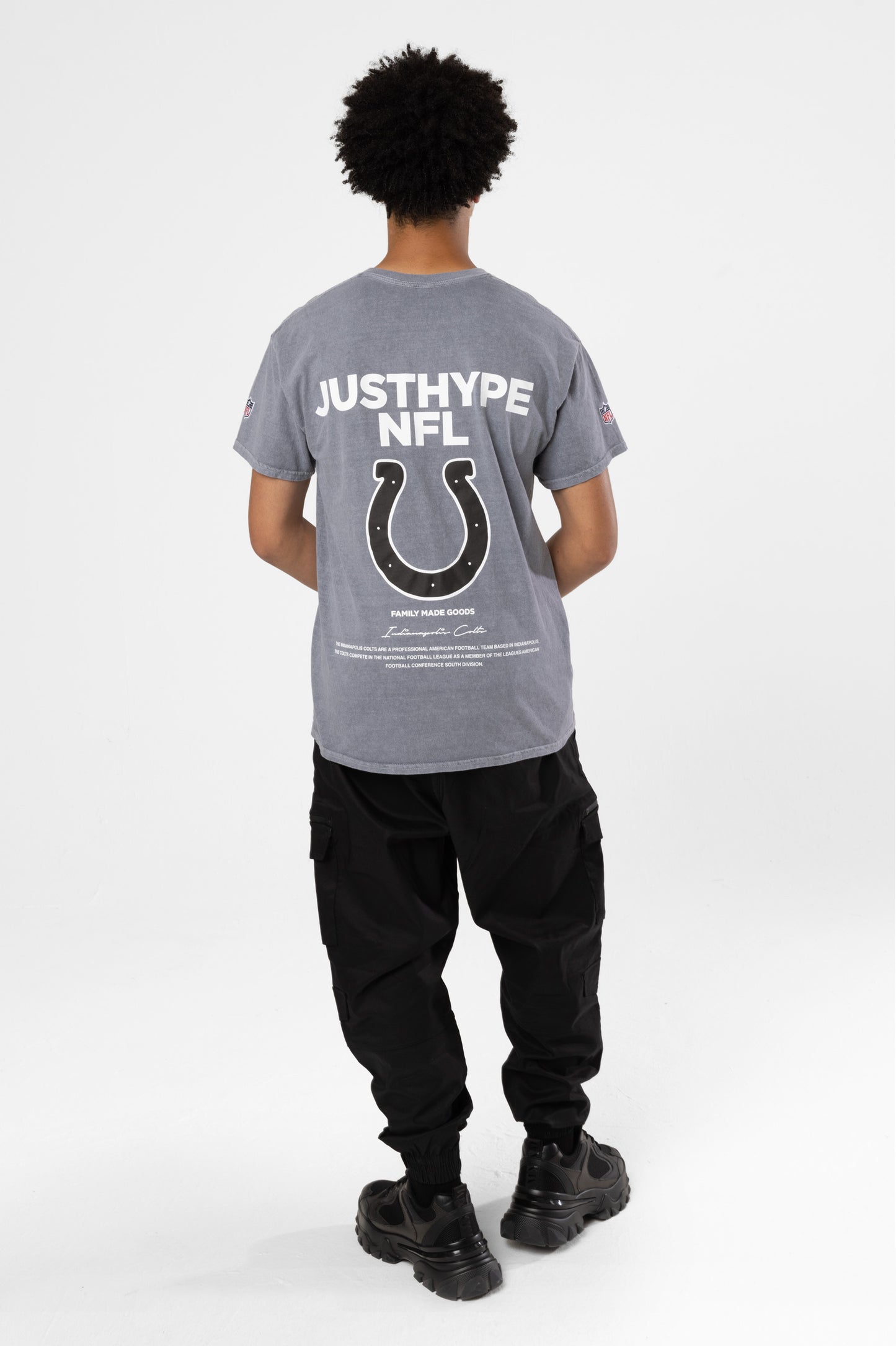 Nfl X Hype Kids Grey Indianapolis Colts T-Shirt