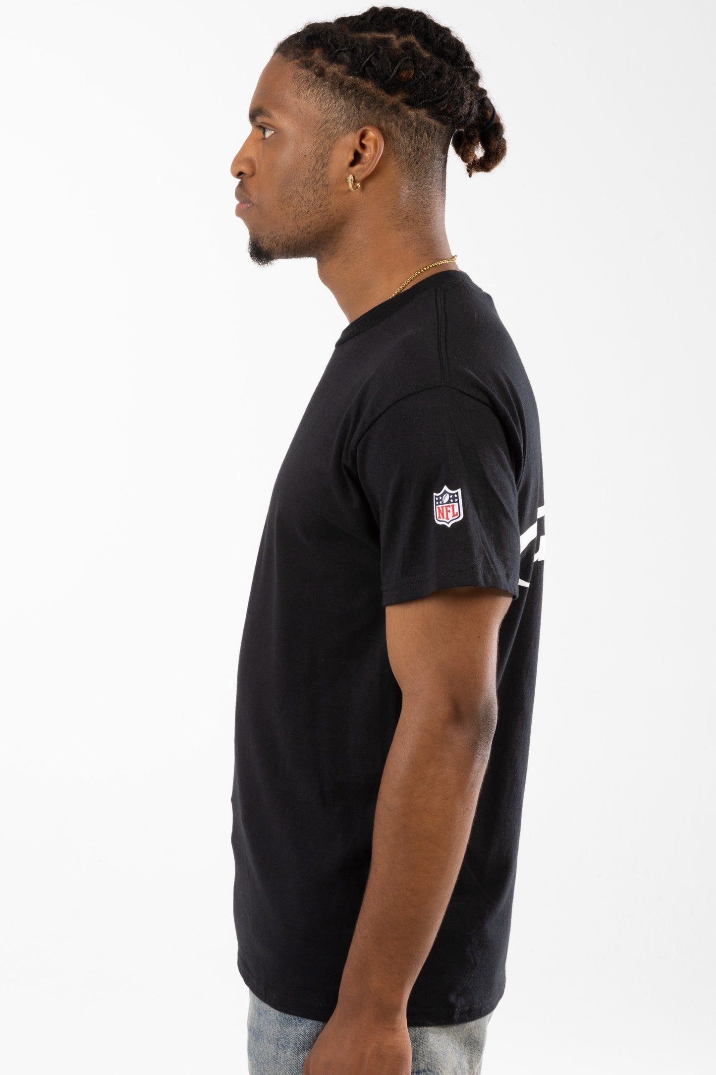 Nfl X Hype Adults Black Kansas City Chiefs T-Shirt