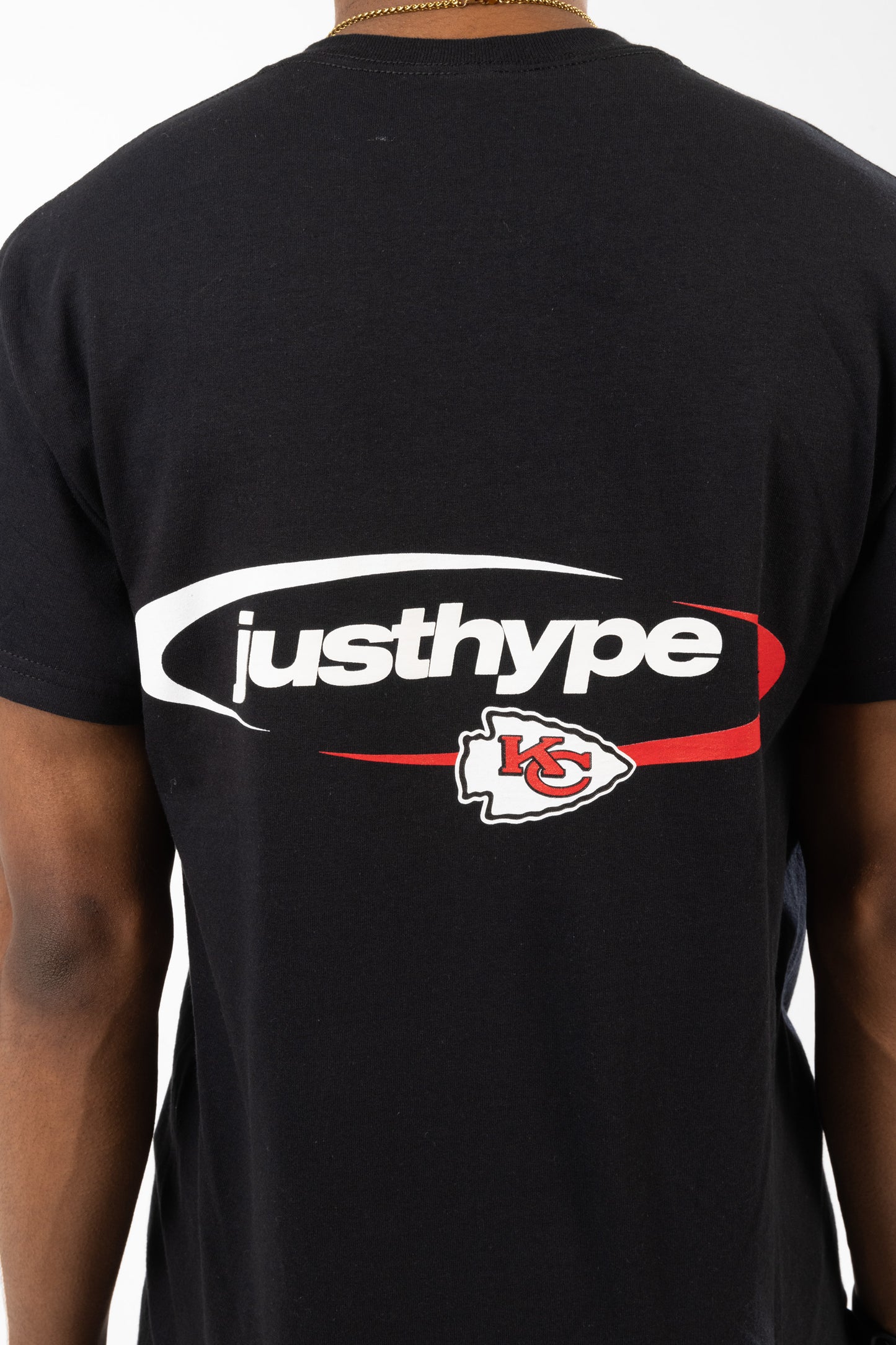 Nfl X Hype Adults Black Kansas City Chiefs T-Shirt