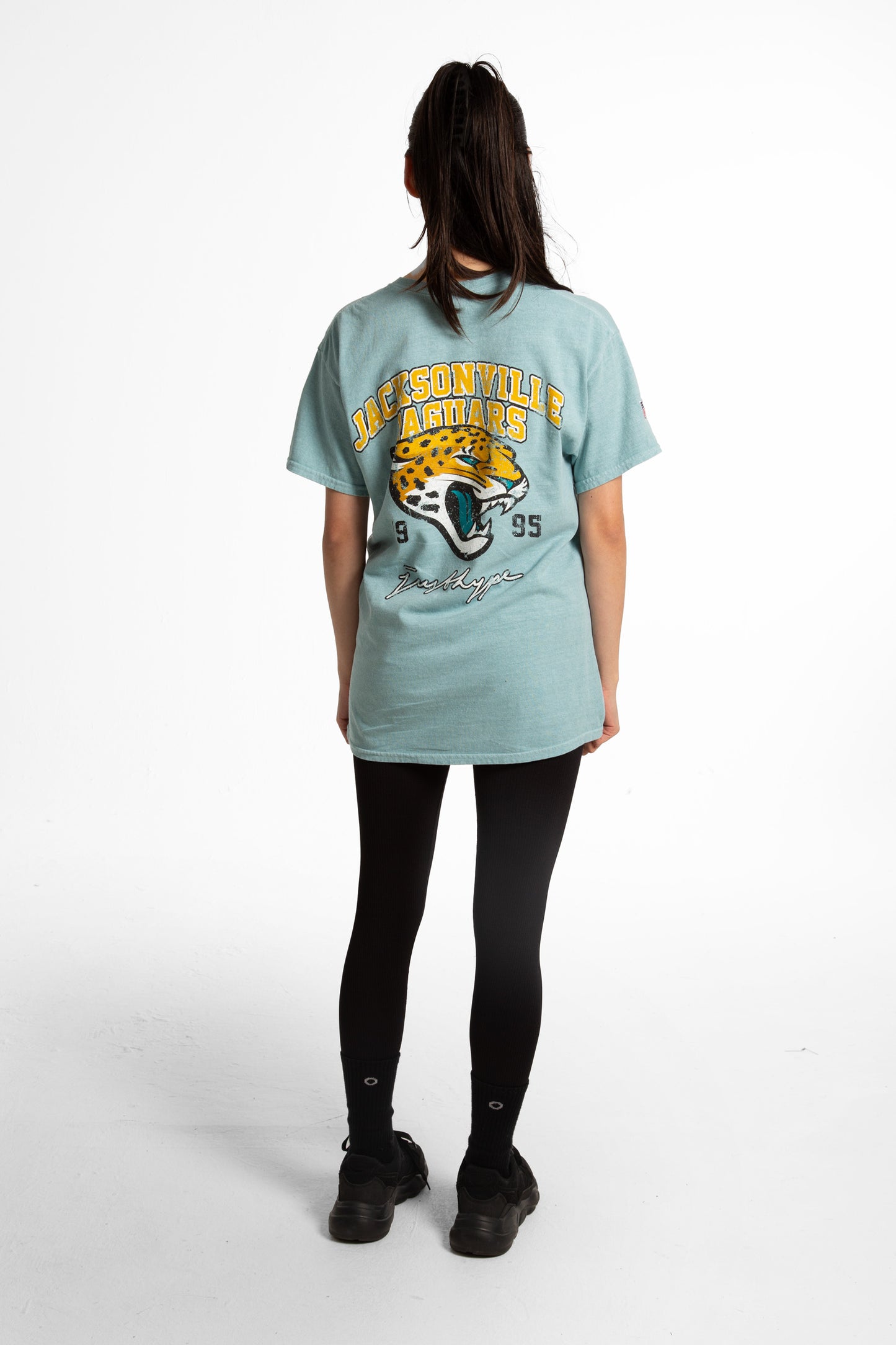 Nfl X Hype Adults Teal Jacksonville Jaguars T-Shirt