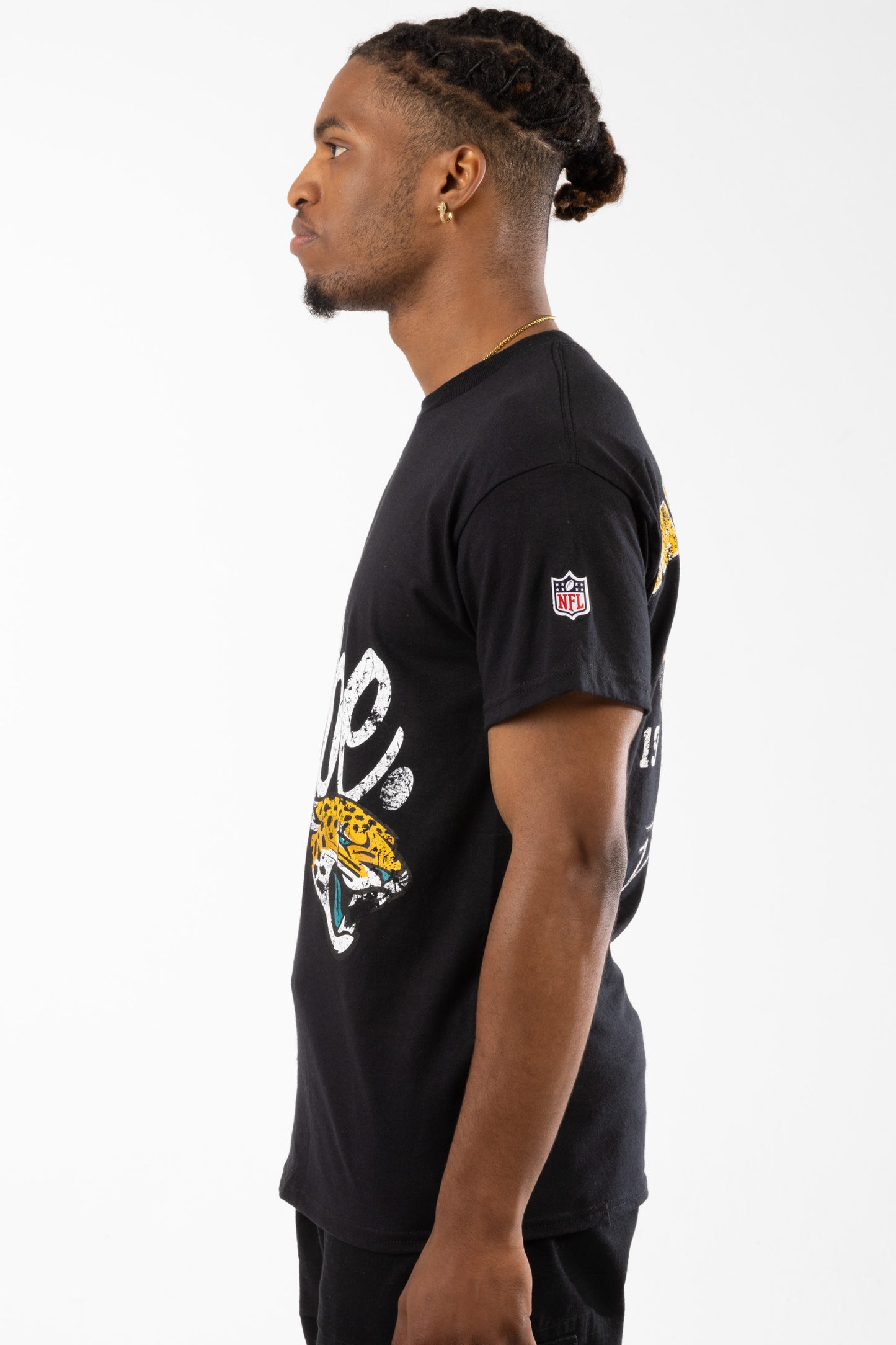 Nfl X Hype Adults Black Jacksonville Jaguars T-Shirt