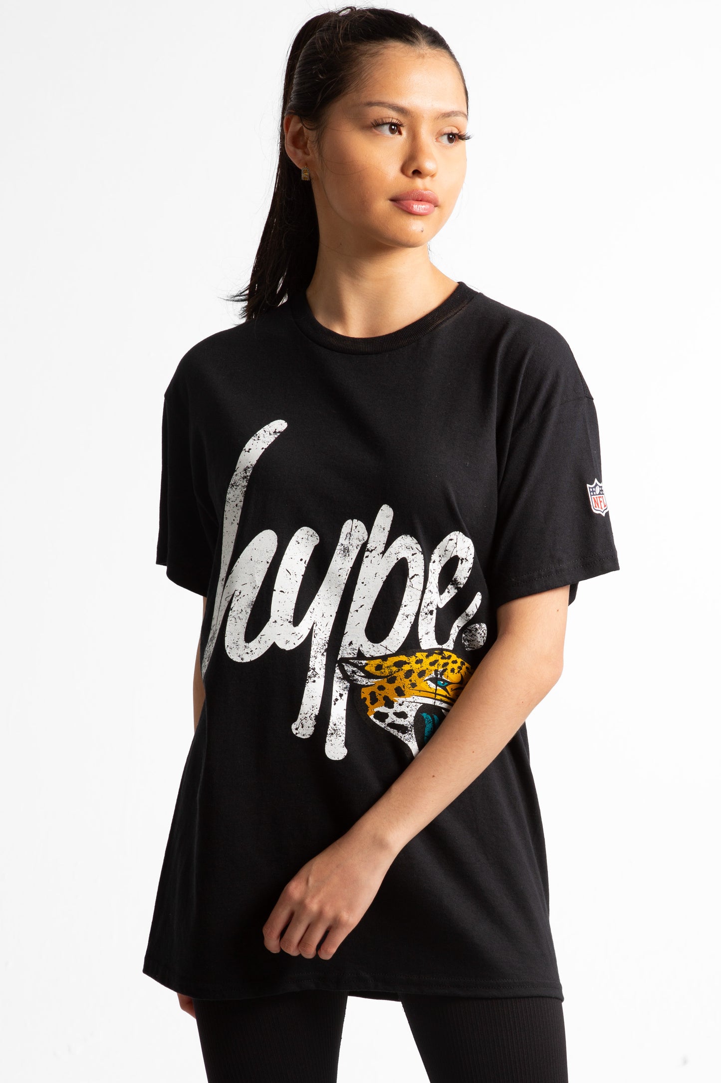 Nfl X Hype Adults Black Jacksonville Jaguars T-Shirt