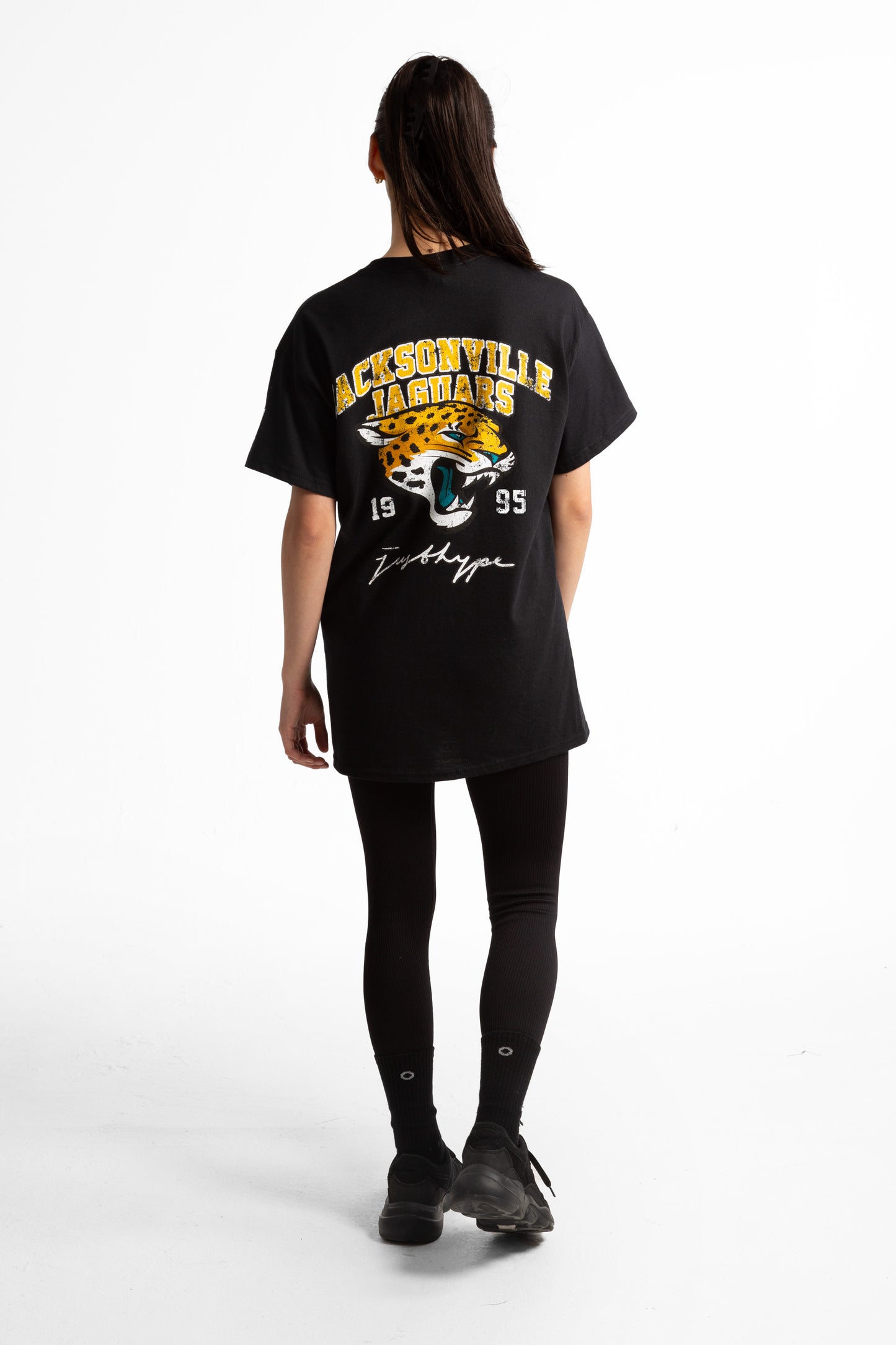 Nfl X Hype Adults Black Jacksonville Jaguars T-Shirt