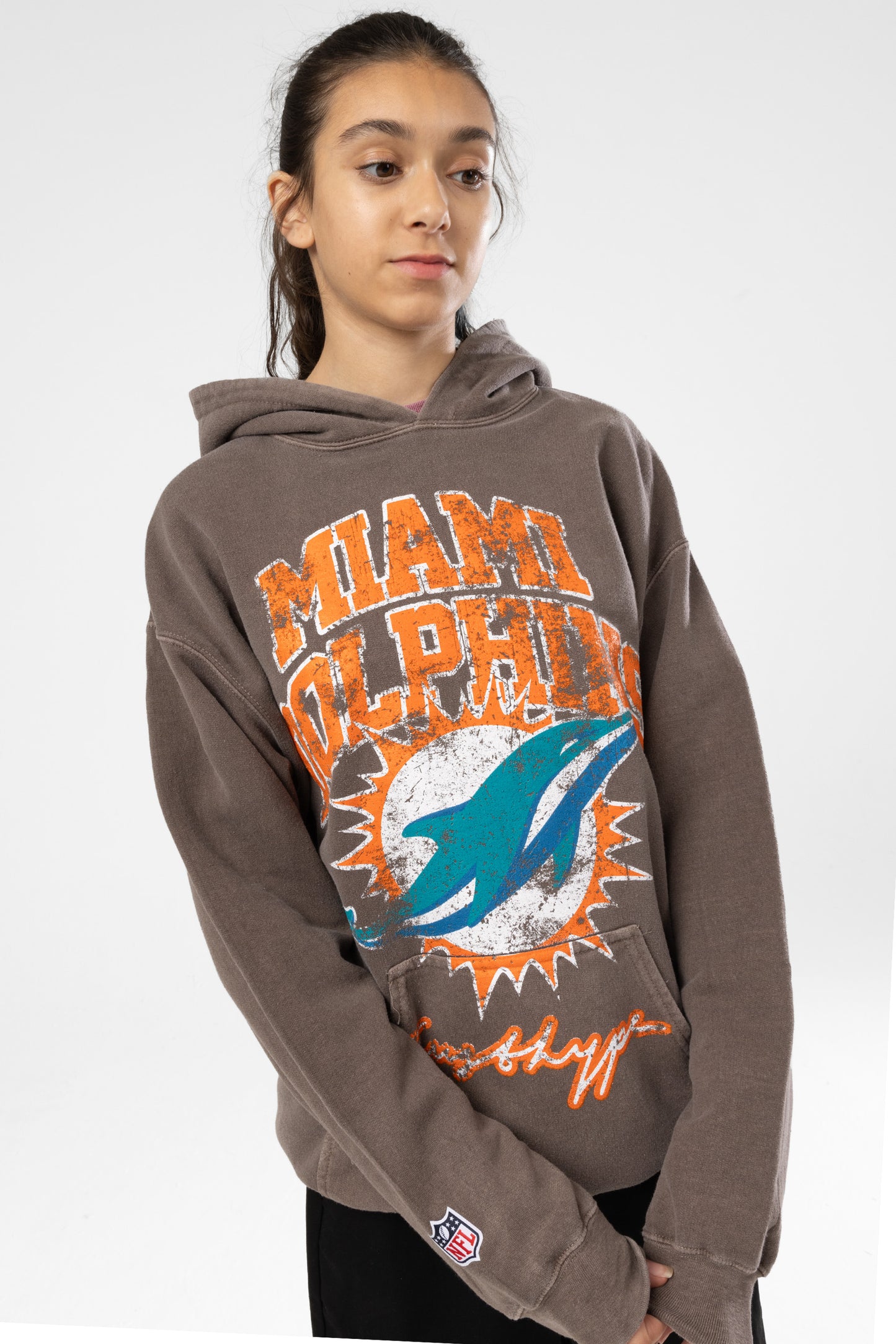 Nfl X Hype Kids Brown Miami Dolphins Hoodie