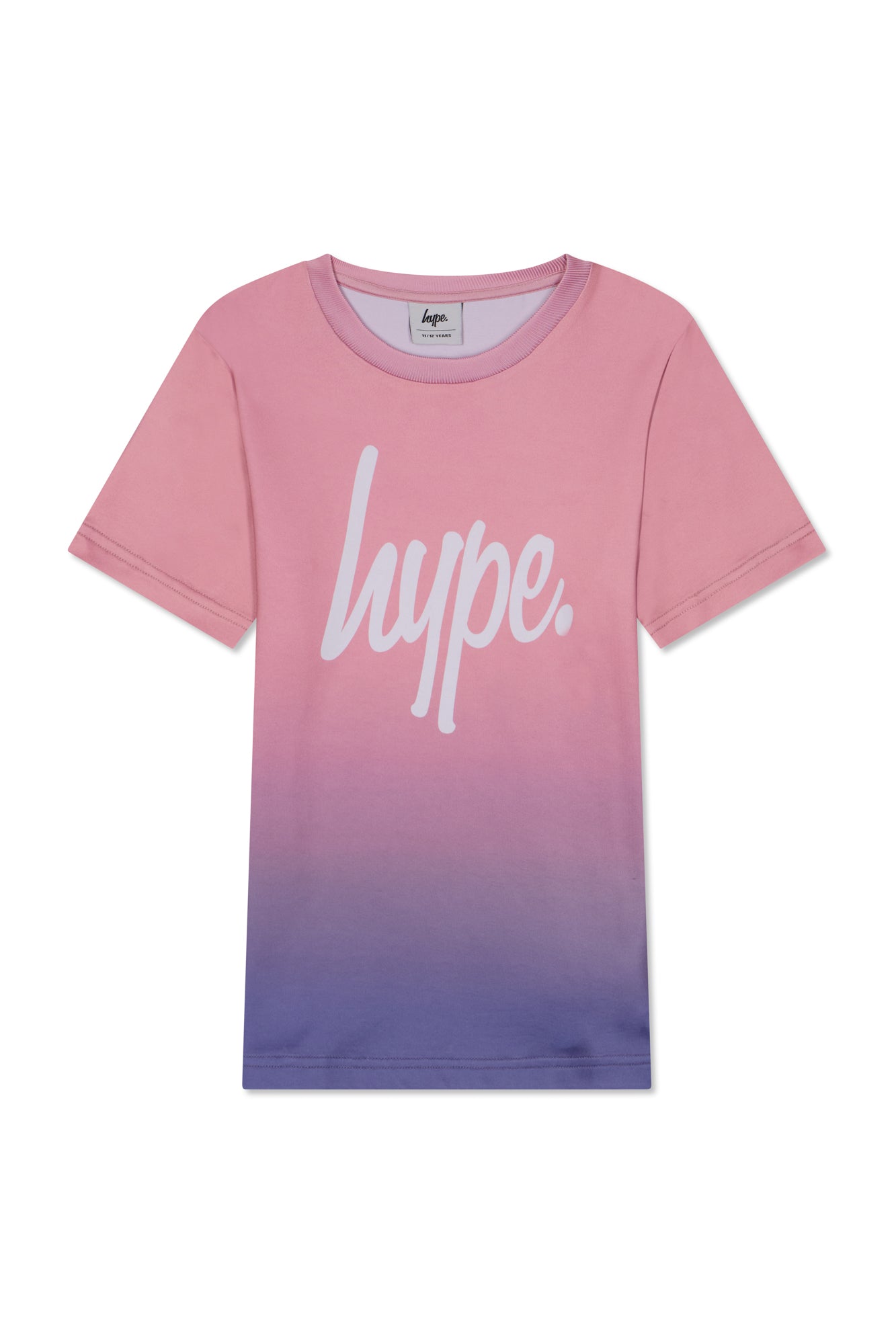 Hype Girls Pink Pastel Ombre T-Shirt