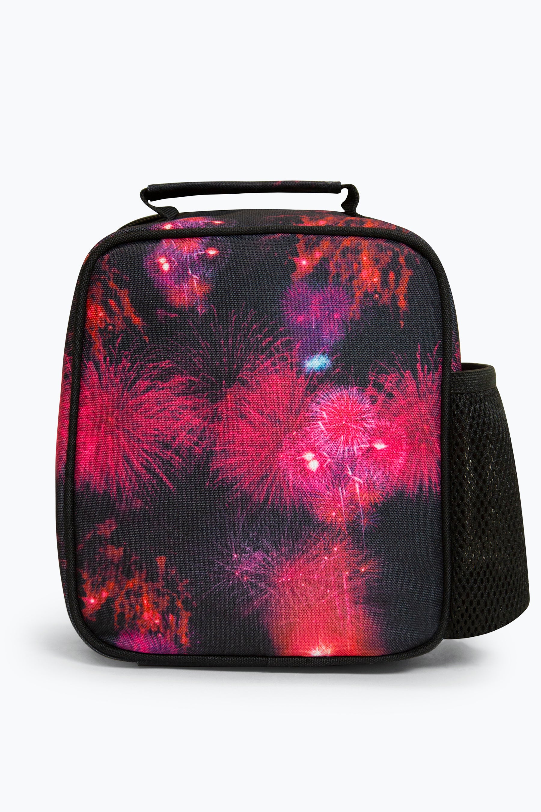 Hype Fireworks Pink Lunch Bag Back Side