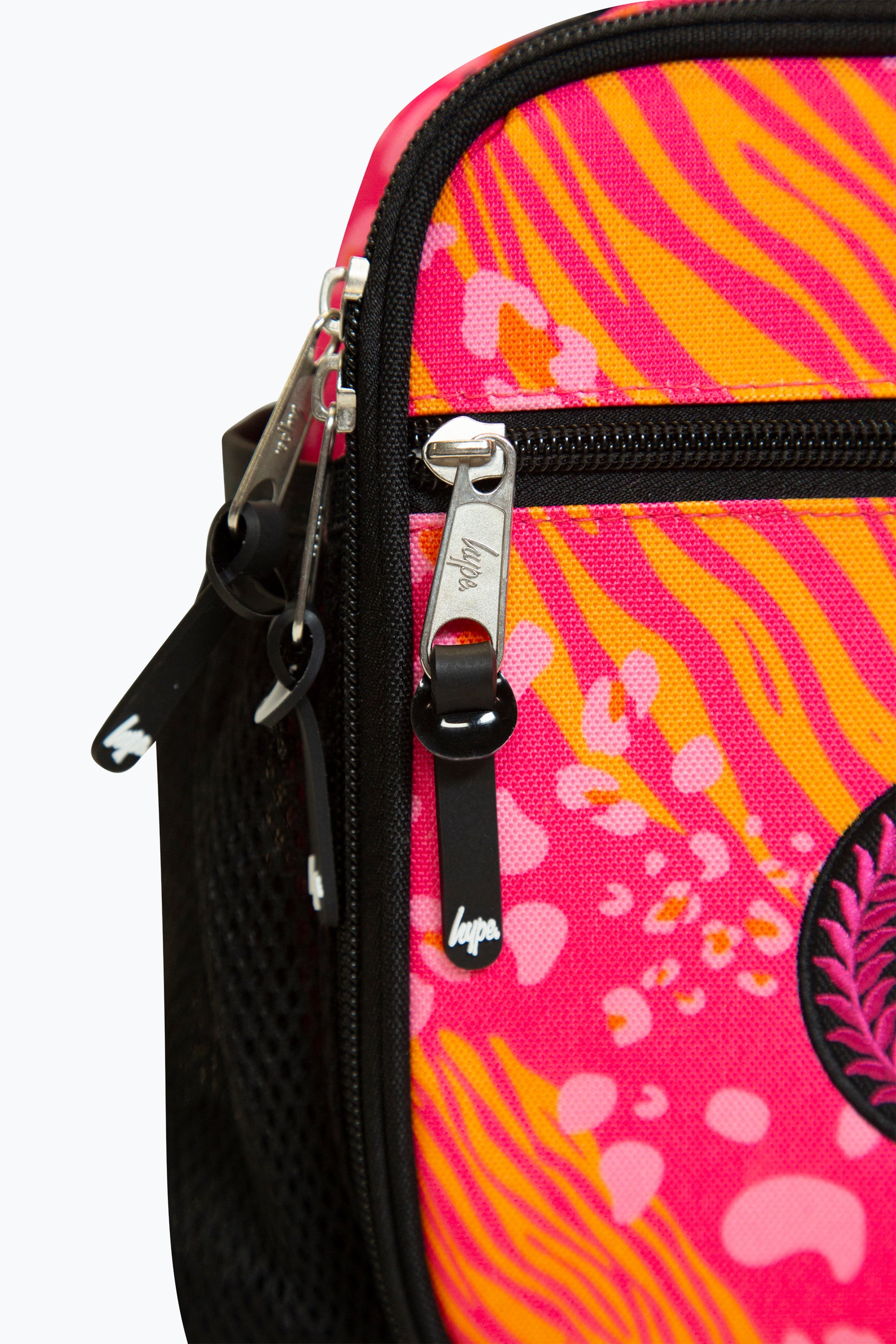 Hype Pink Animal Print Lunch Bag Zips