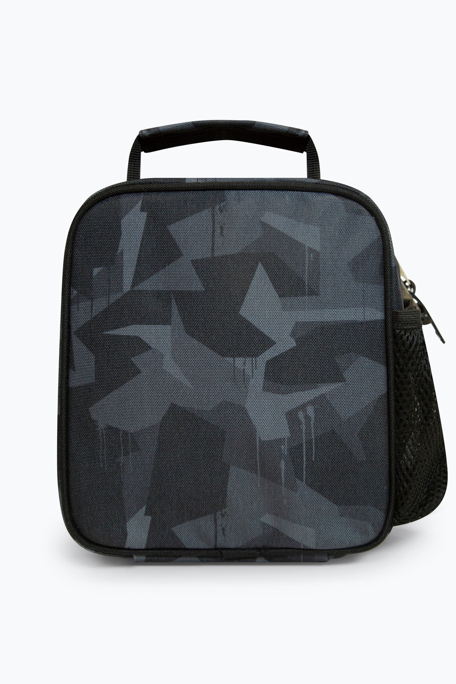 Hype Geo Camo Black Lunch Bag Back Side