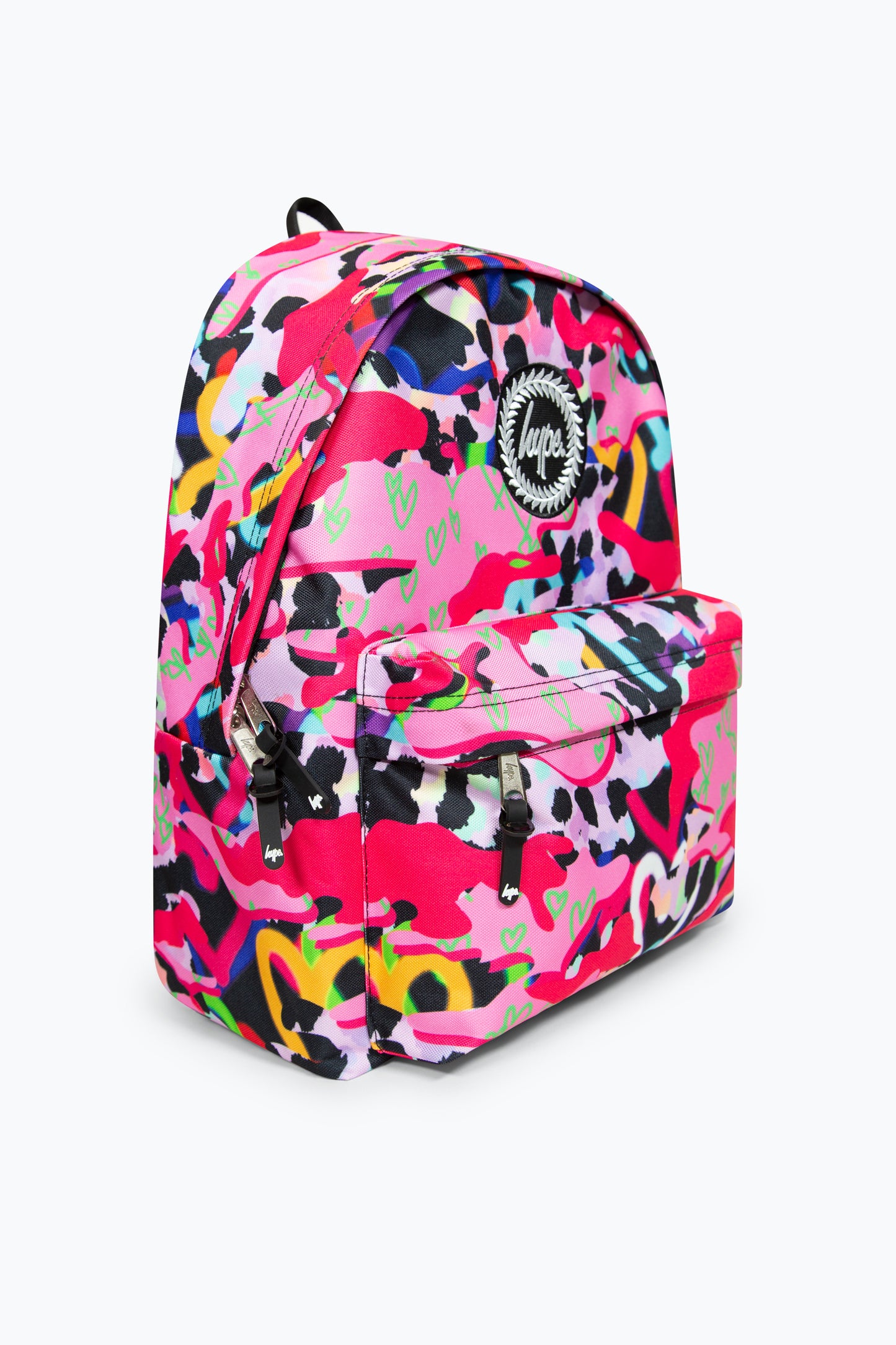 Hype Pink Patterns Iconic Girls Backpack