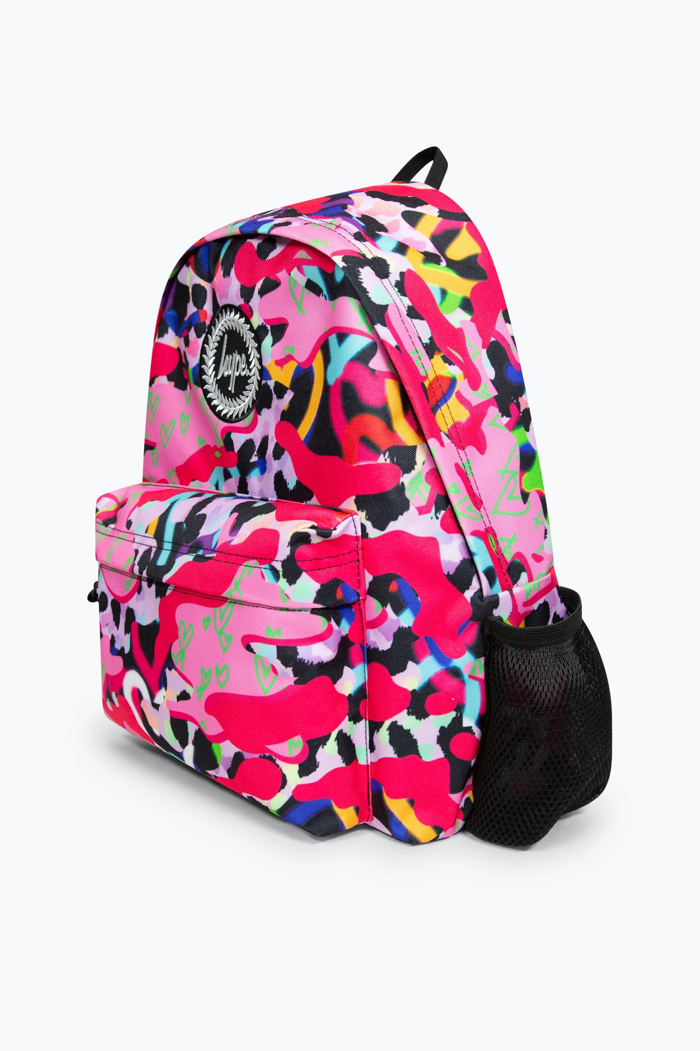 Hype Pink Patterns Iconic Girls Backpack