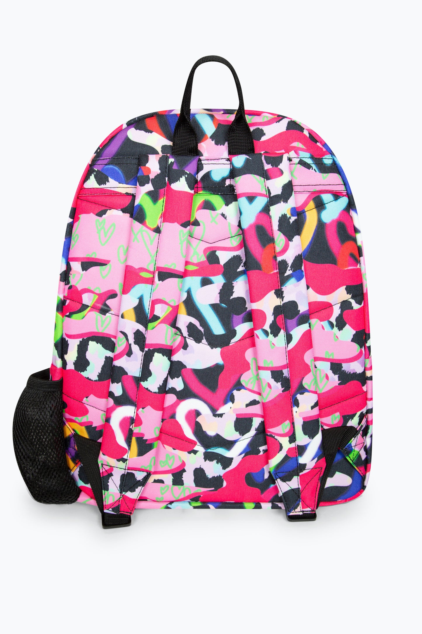 Hype Pink Patterns Iconic Girls Backpack