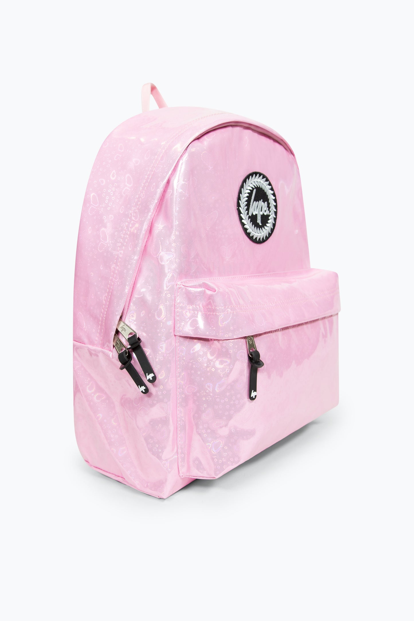 Hype Girls Iconic Holographic Baby Pink Backpack