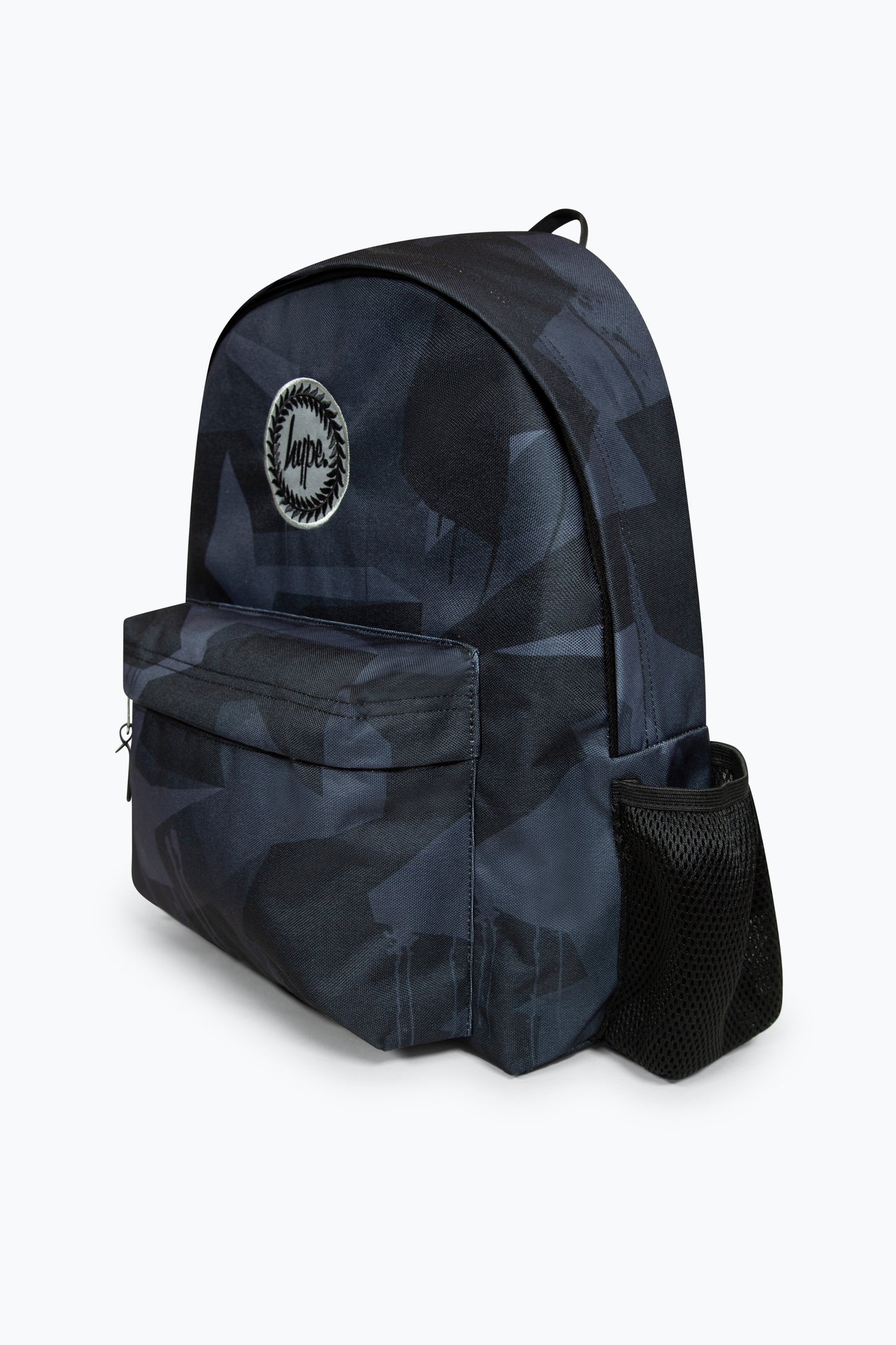 Hype Iconic Black Geo Camo Boys School Backpack