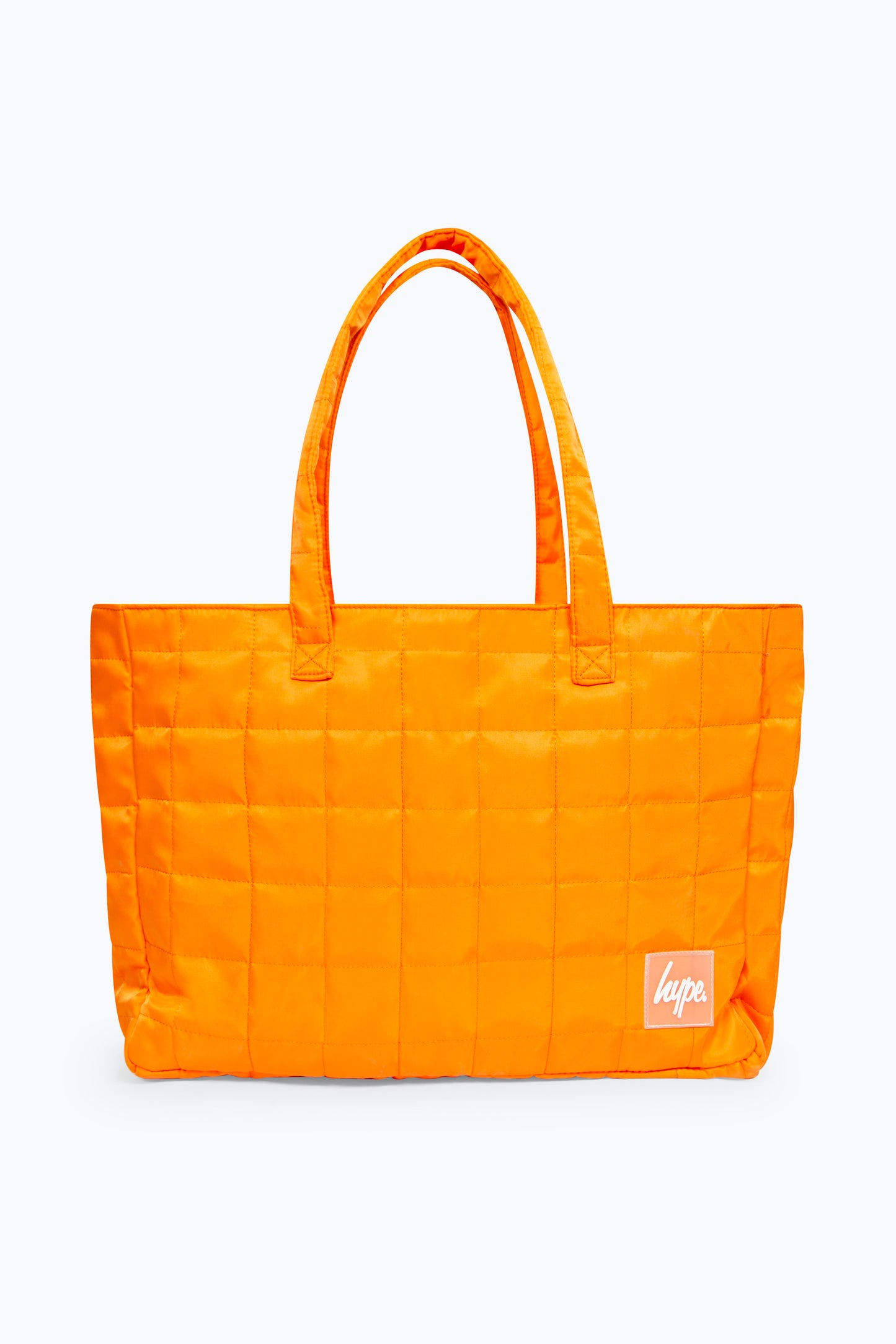 Hype Unisex Orange Quilted Tote Bag