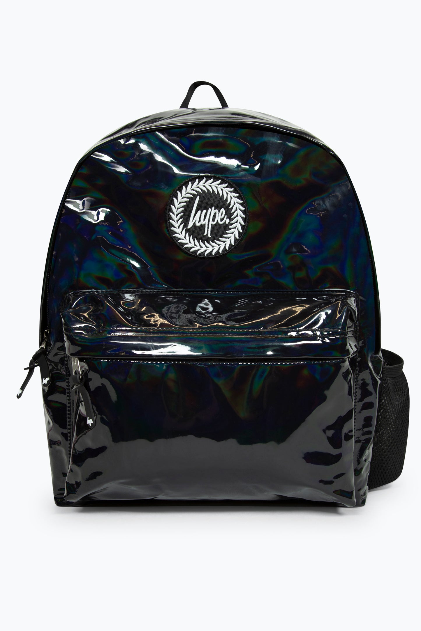 Hype Girls Iconic Holographic Black School Backpack