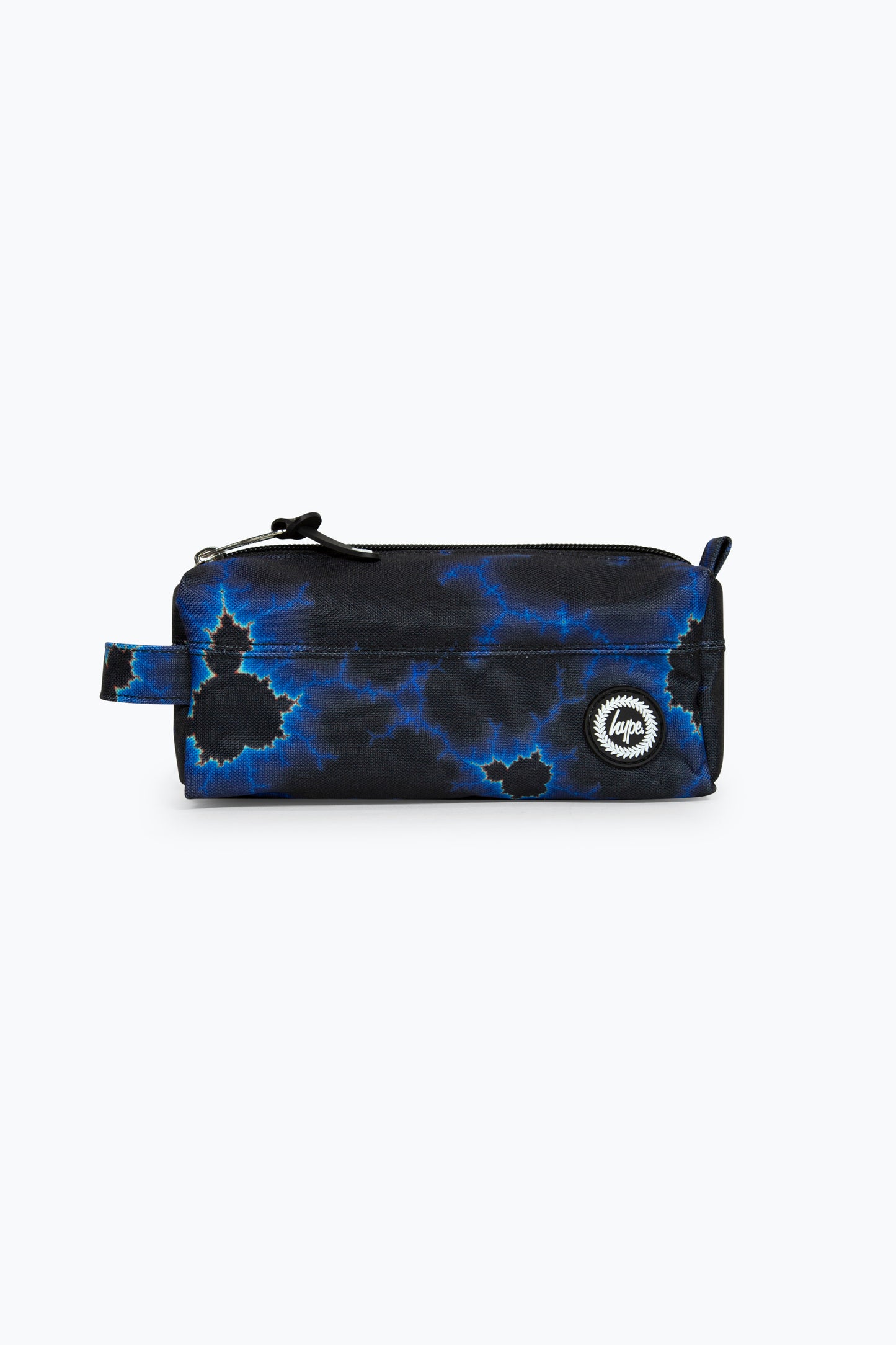 Hype Boys Blue Lightning Pencil Case Front Side