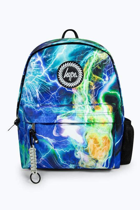 Hype Iconic Multicolored Lightning Storm Boys Backpack