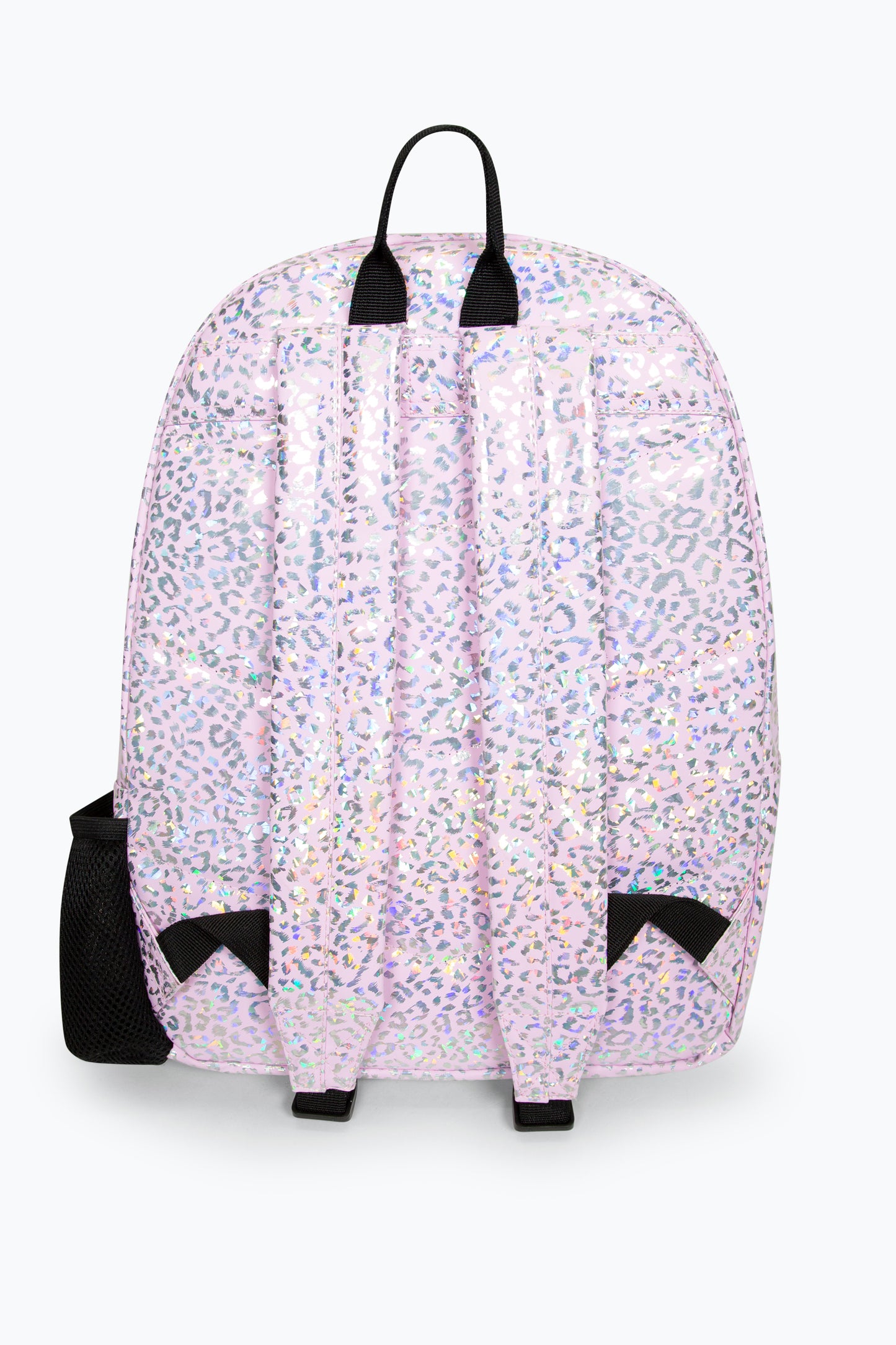 Hype Girls Iconic Holographic Leopard Pink Backpack