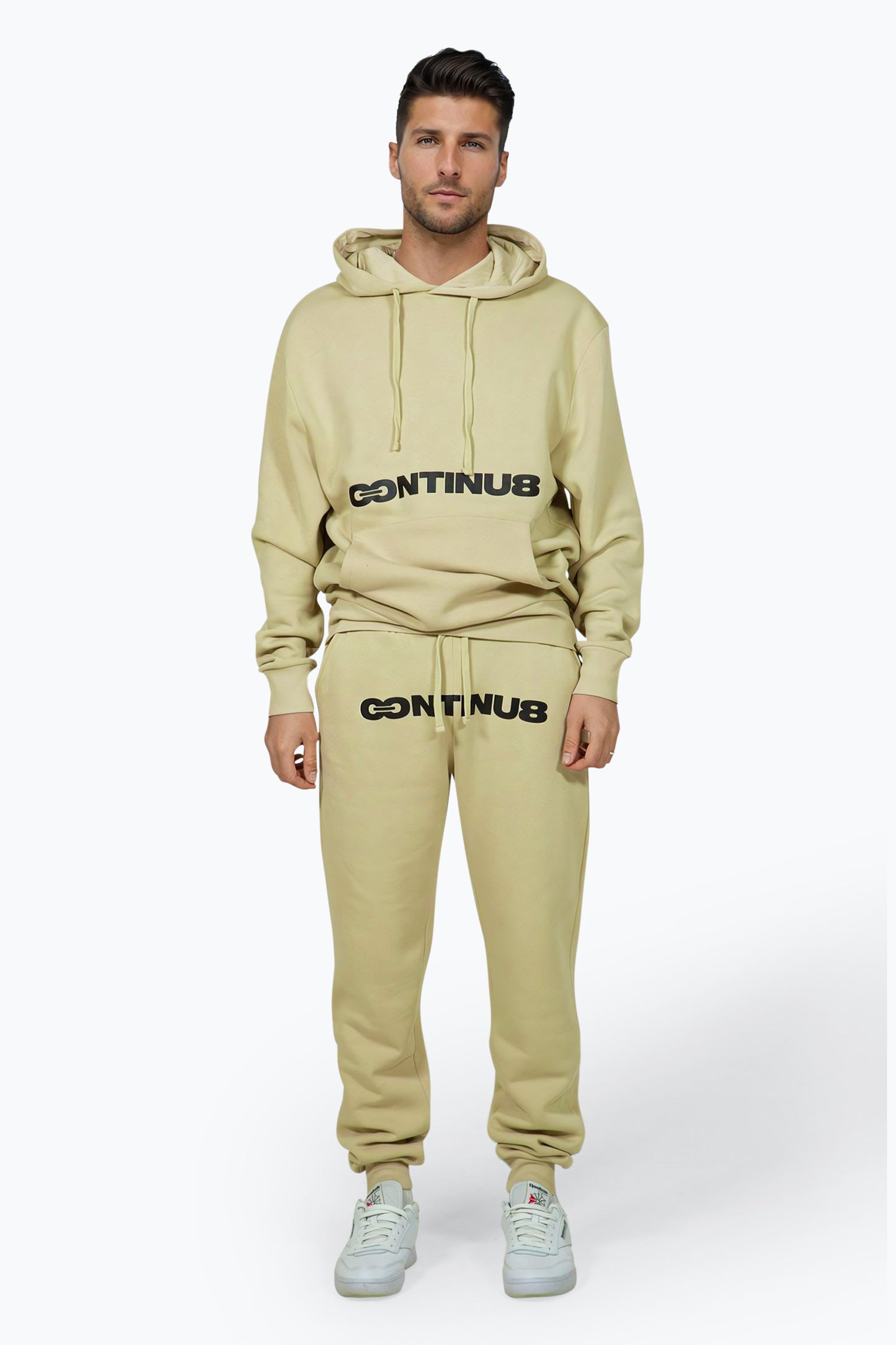 Continu8 Unisex Sand Boxy Joggers