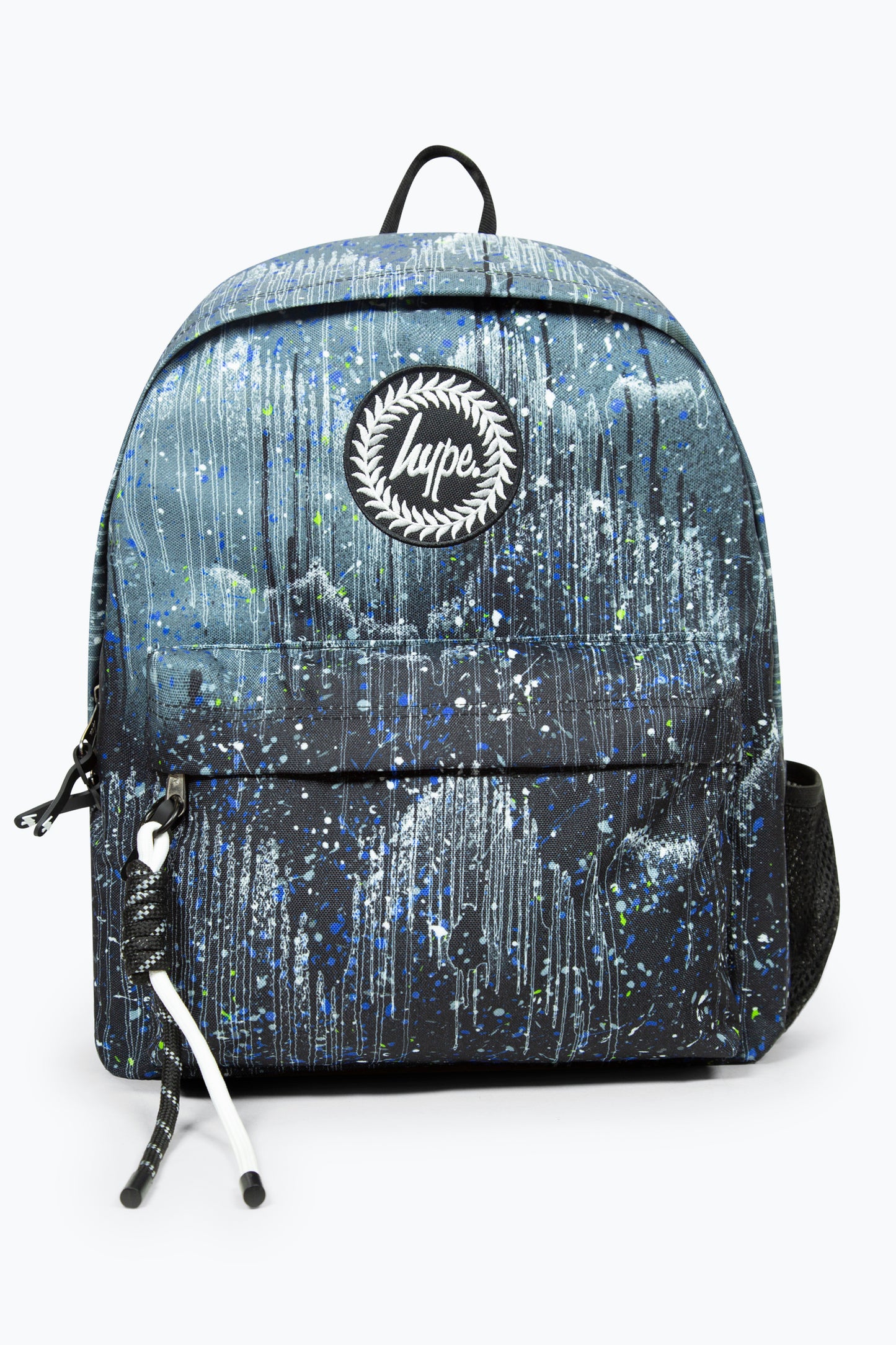 Hype Unisex Black Glitter Drips Backpack & Lunch Bag Bundle