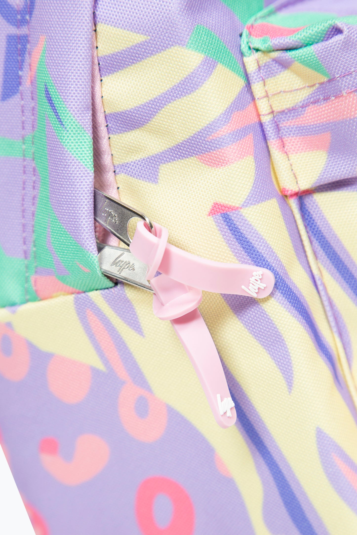 Hype Multicoloured Pastel Prints Iconic Girls School Backpack