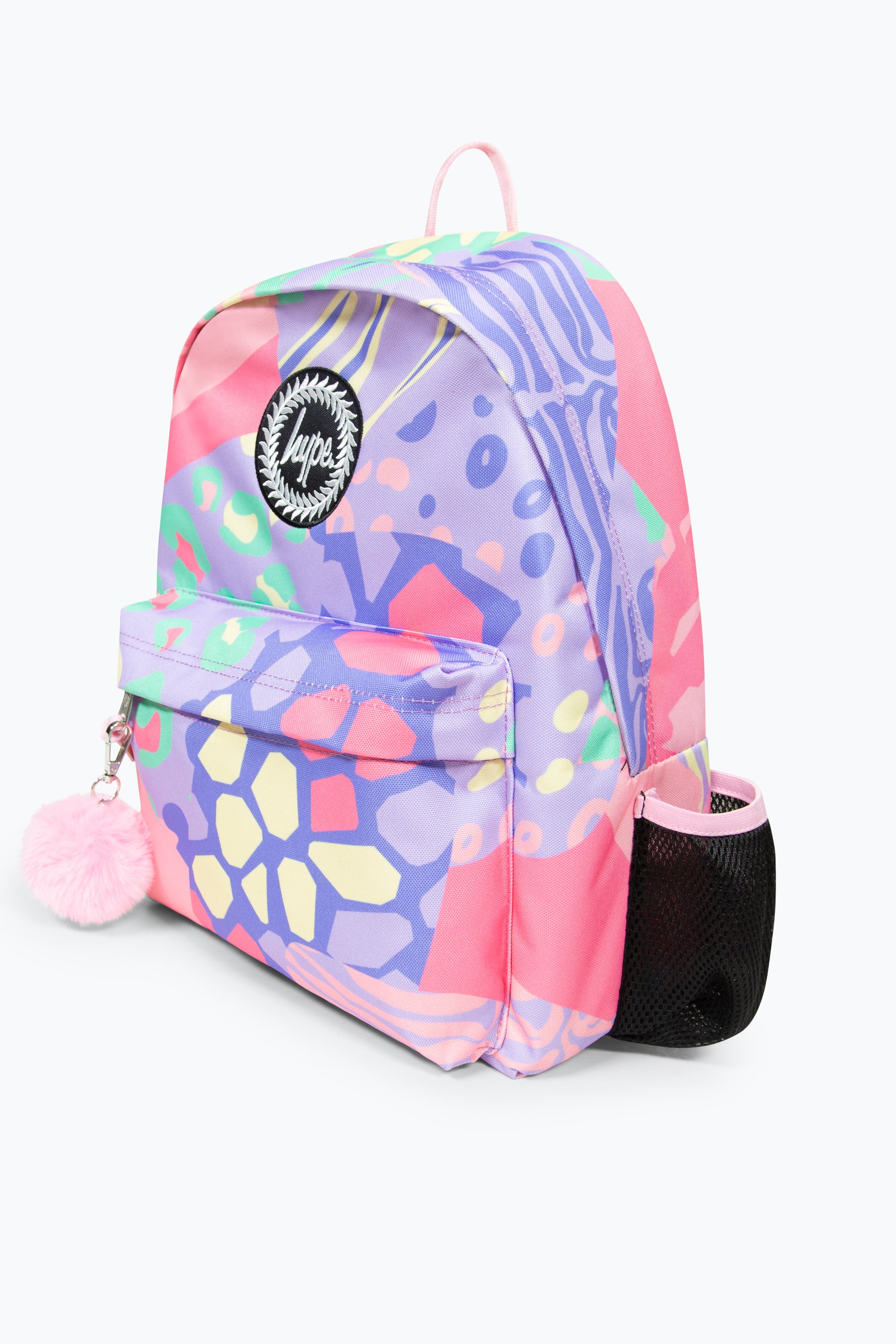 Multicoloured Pastel Prints Iconic Girls School Backpack