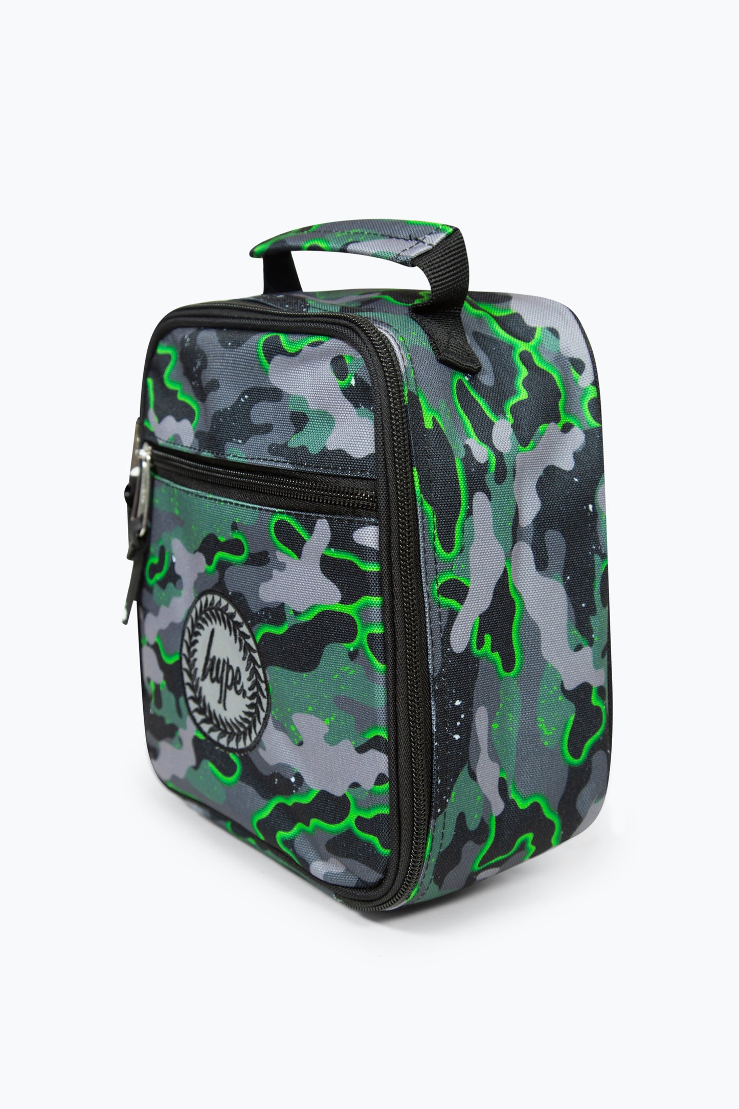 Hype Boys Green Glow Camo Lunch Box