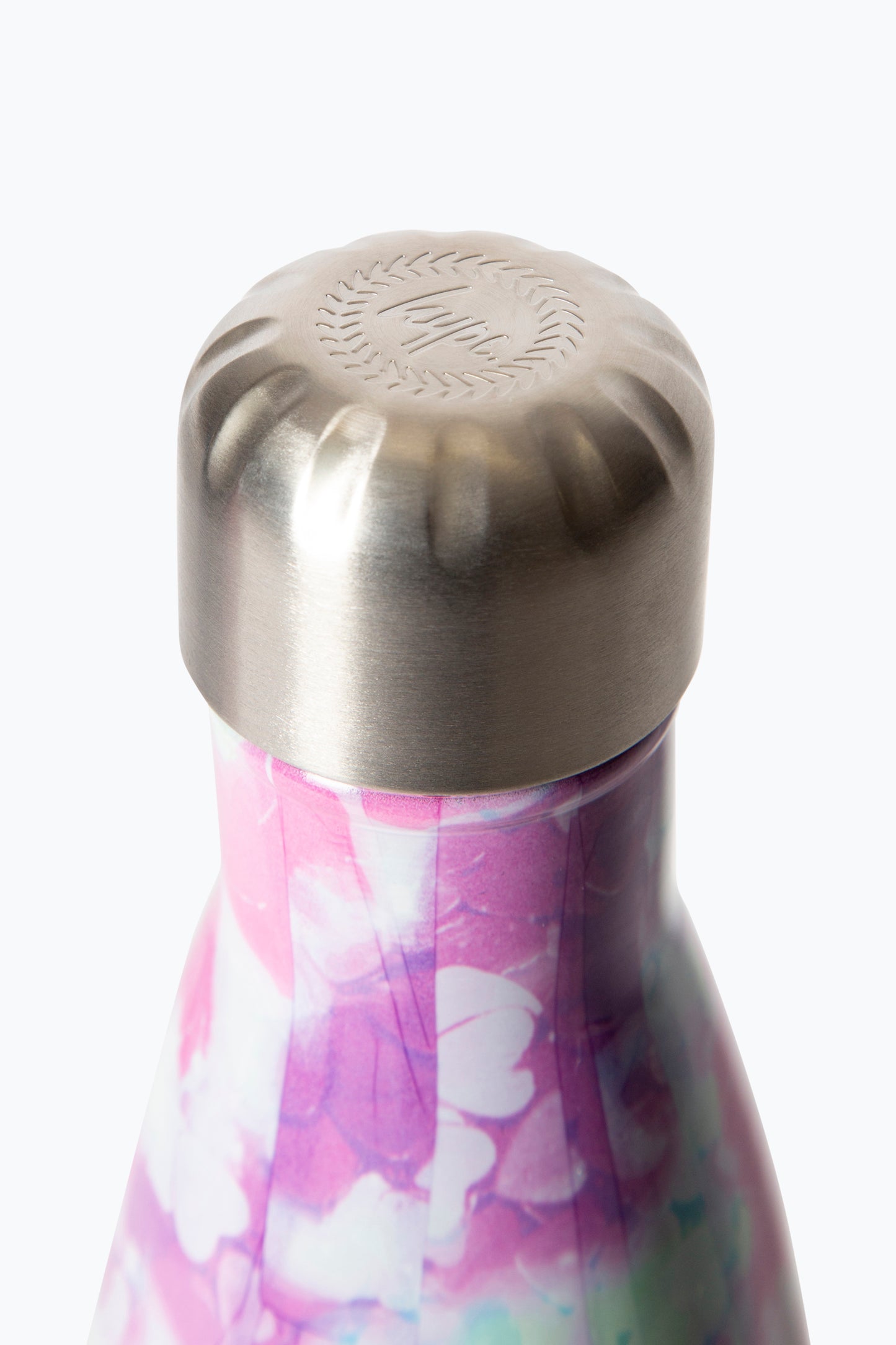 Hype Girls Pink Tie Dye Star Thermal Water Bottle