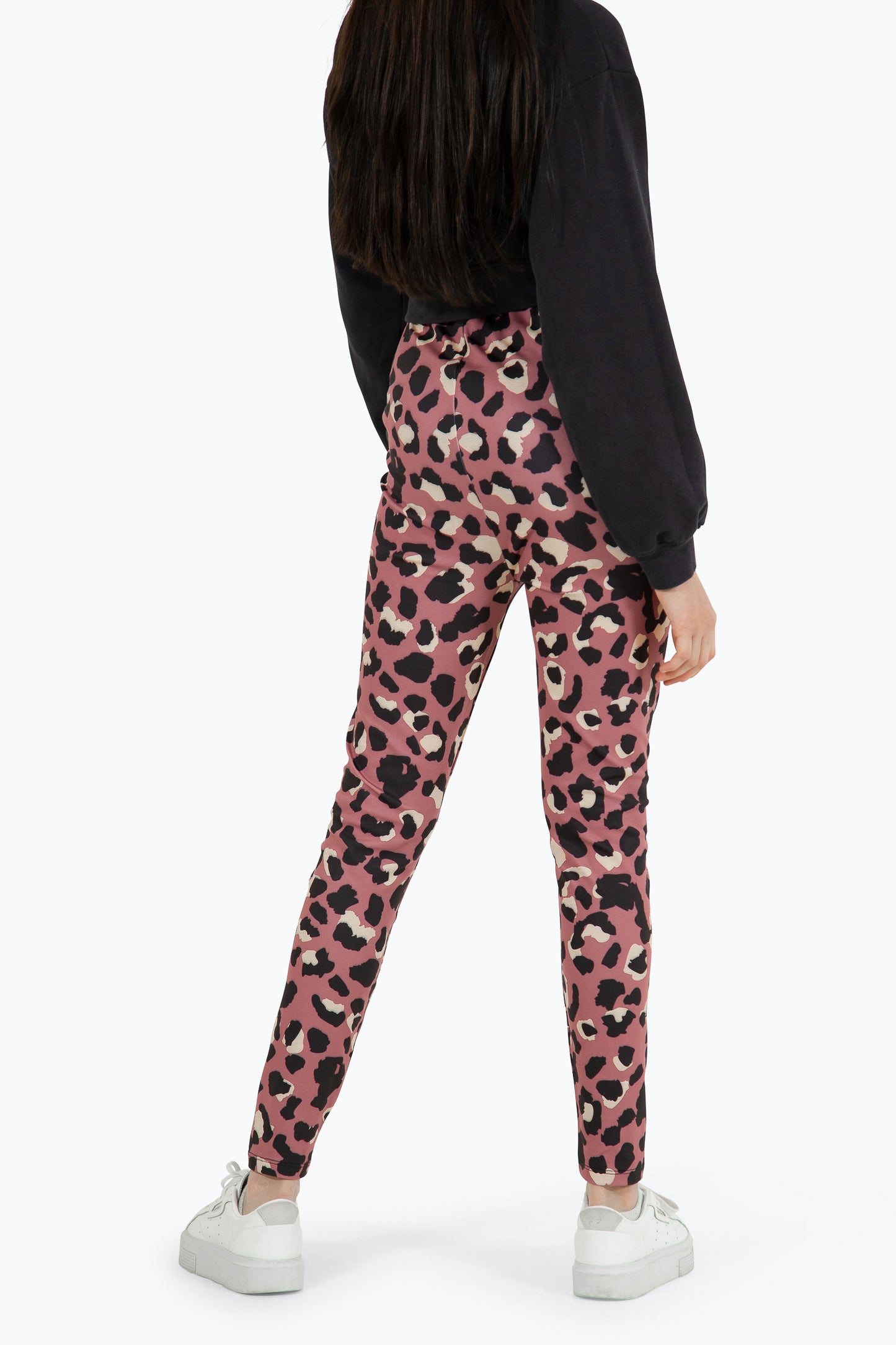 Hype Girls Purple Mini Leopard Leggings