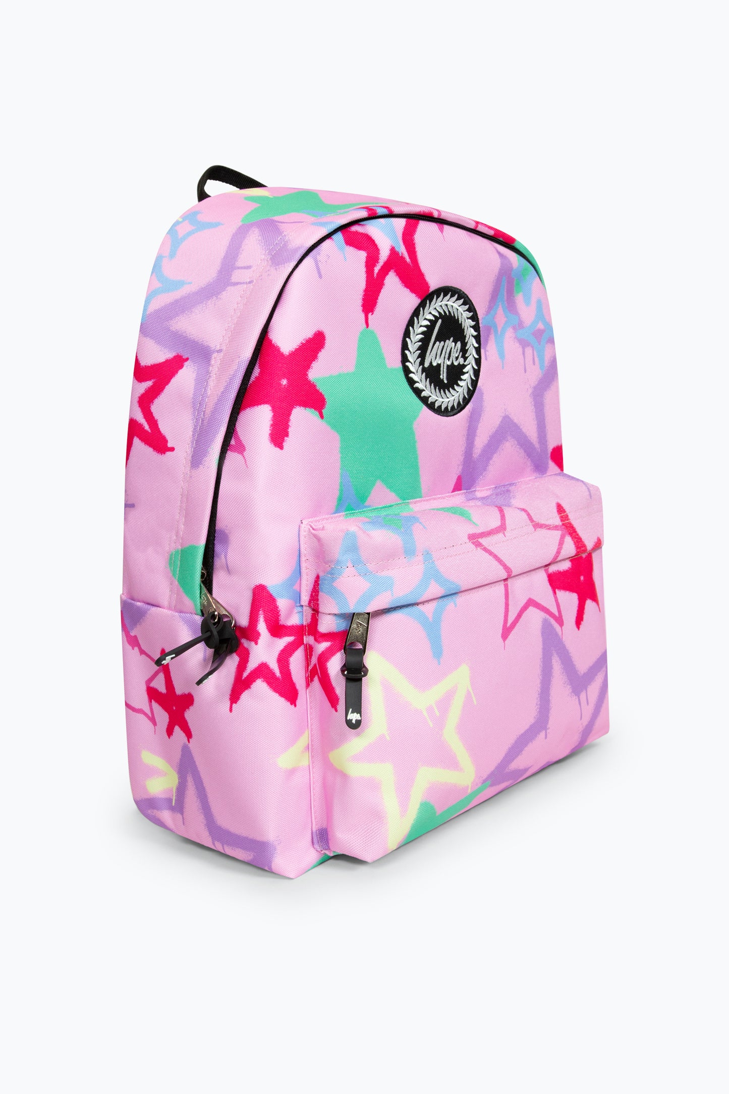 Hype Iconic Pink Graffiti Stars Girls Backpack