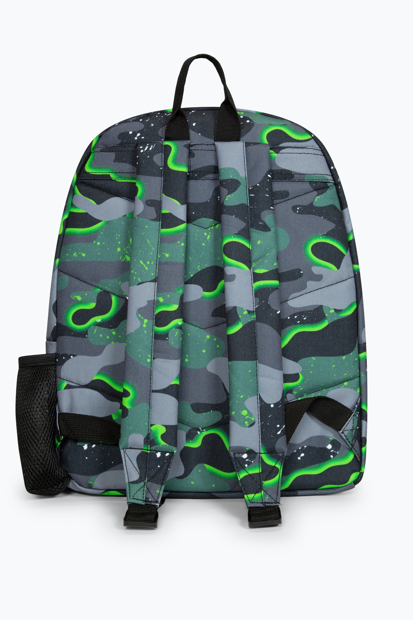 Hype Boys Green Glow Camo Backpack & Lunch Bag Bundle