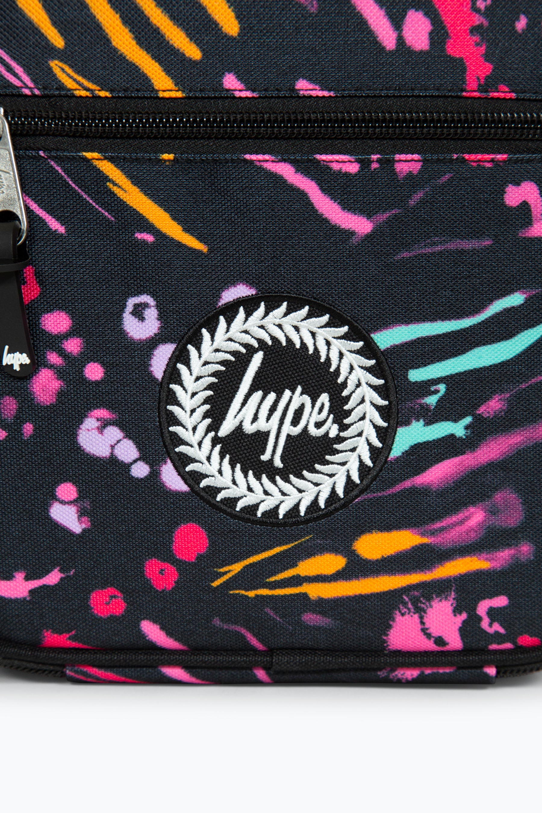 Hype Girls Black Animal Print Lunch Box Branding