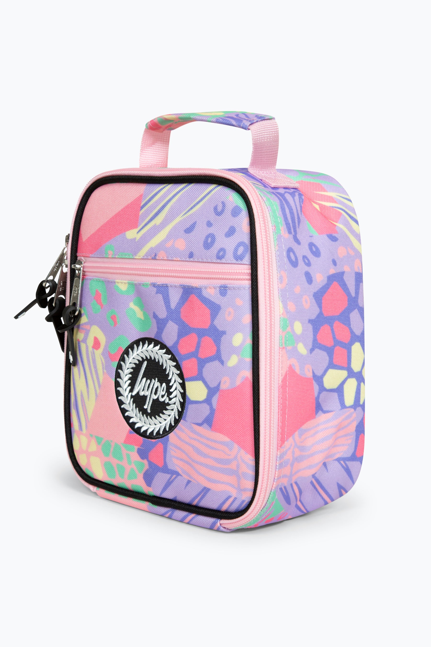 Hype Pink Pastel Prints Girls Lunch Bag Right Side