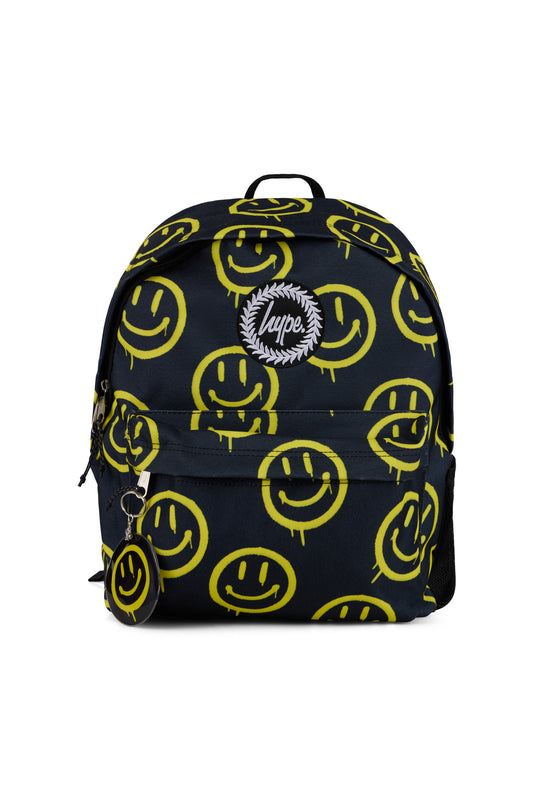 Hype Unisex Black/Yellow Smile Backpack