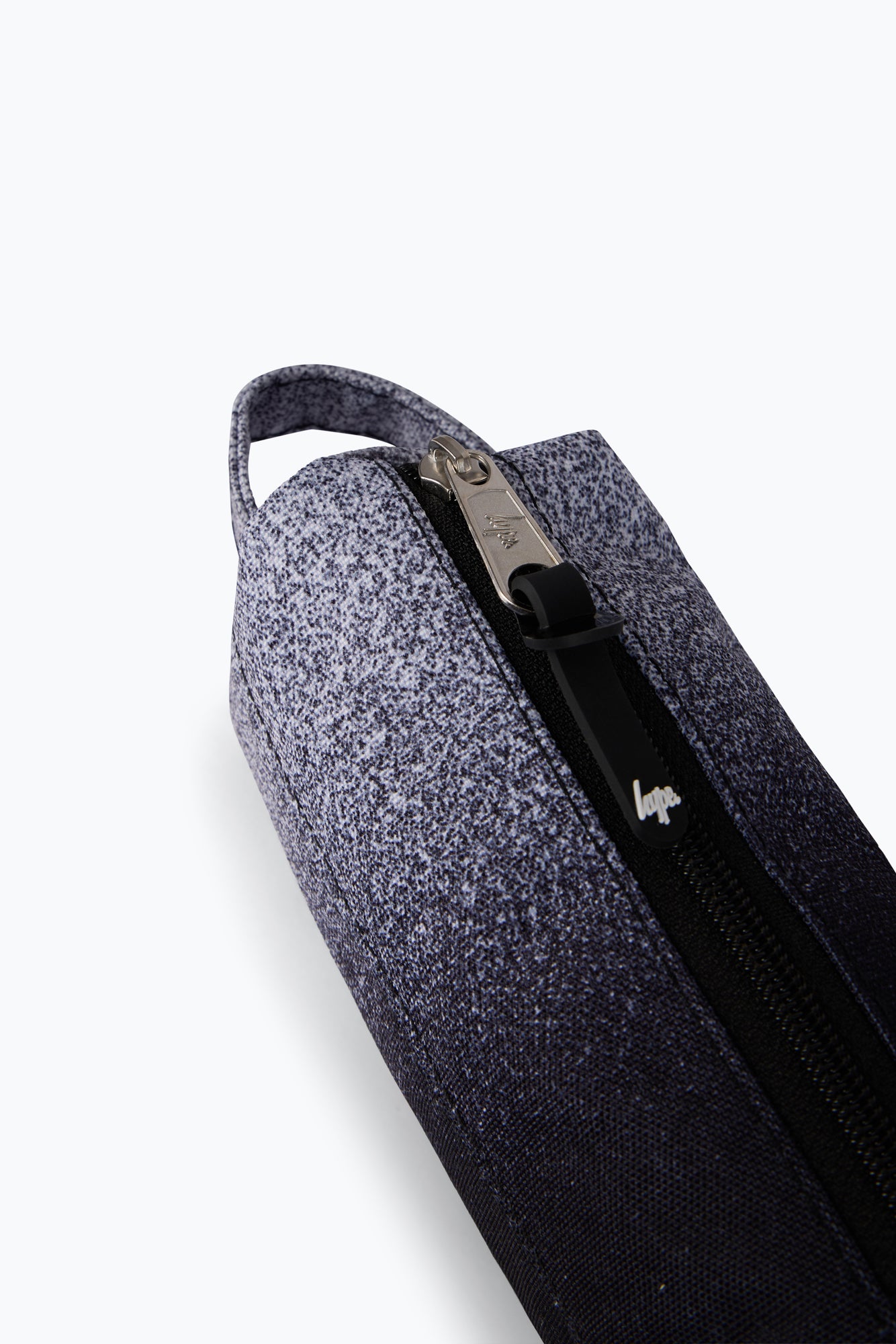Hype Unisex Black/White Speckle Fade Pencil Case
