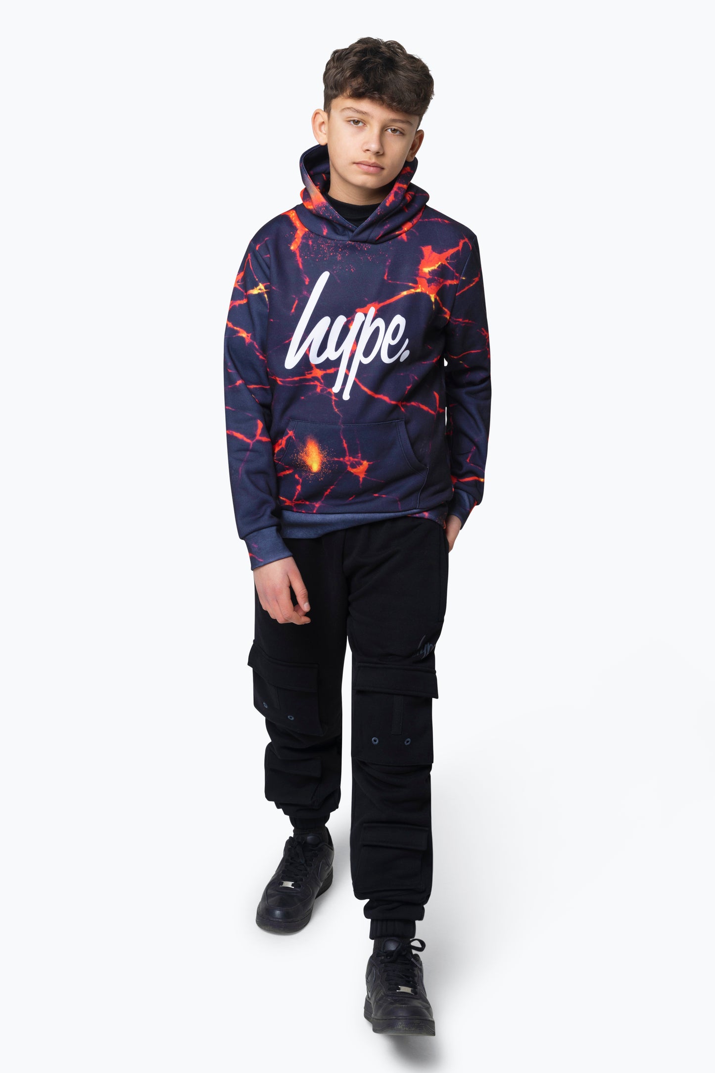 Hype Boys Multi Lava Hoodie