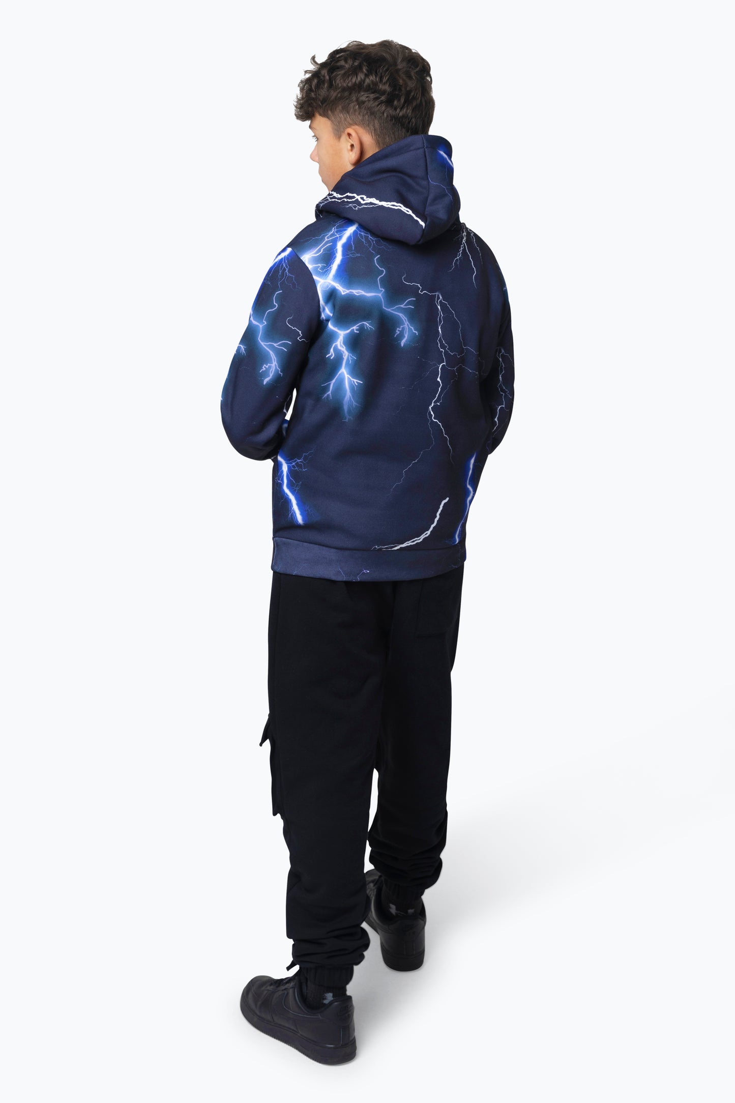 Hype Boys Multi Lightning Hoodie