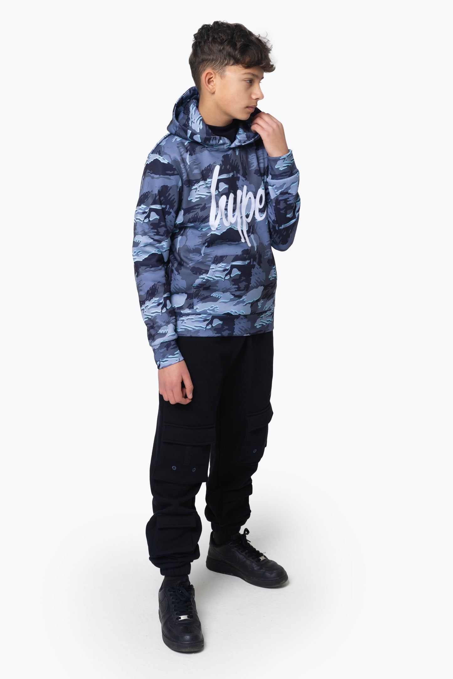 Hype Boys Multi Gloom Camo Hoodie