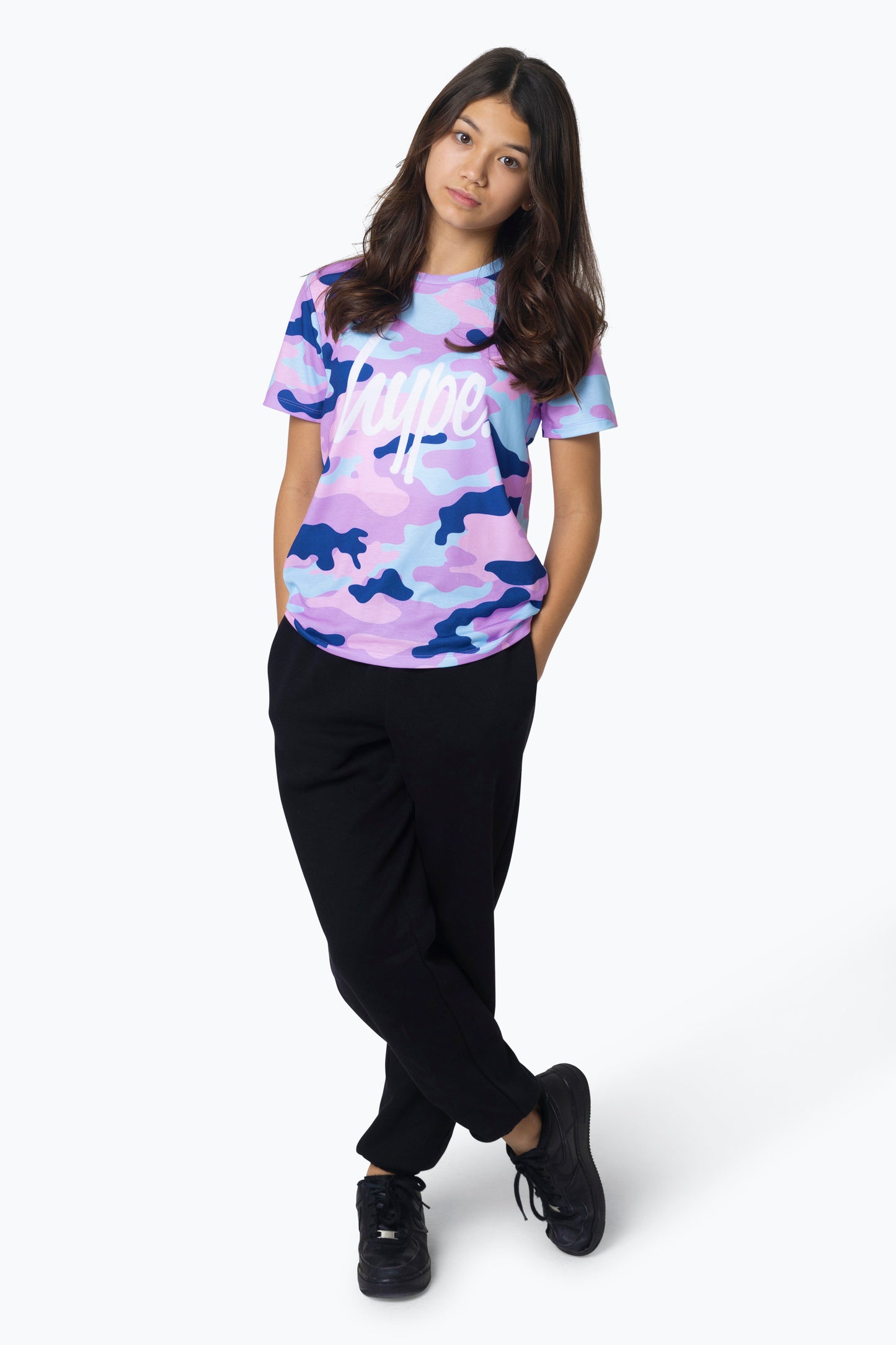 Hype Girls Multi Evie Camo T-Shirt