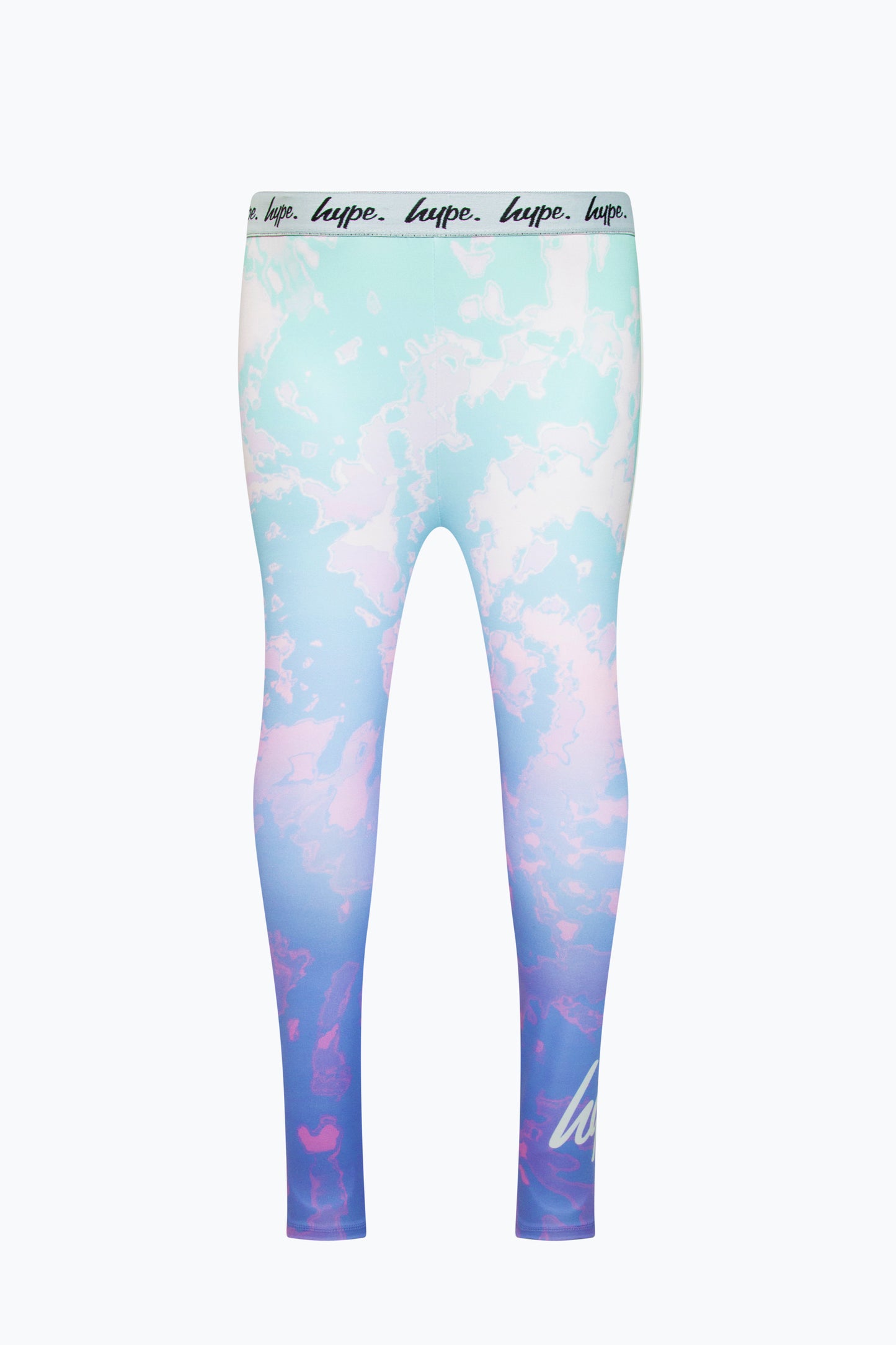 Hype Girls Multi Pastel Tie Dye Leggings