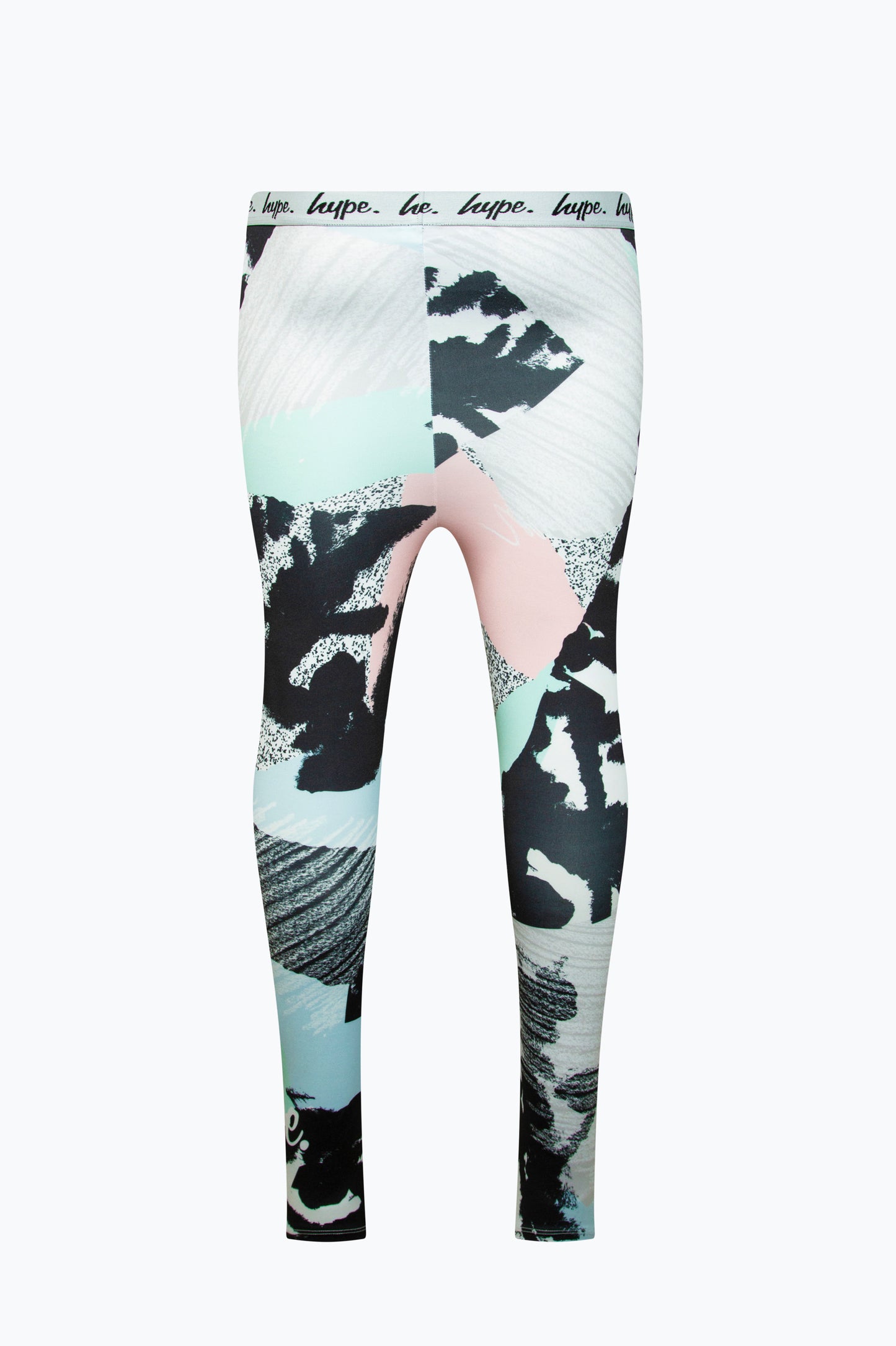 Hype Girls Multi Pastel Abstract Leggings