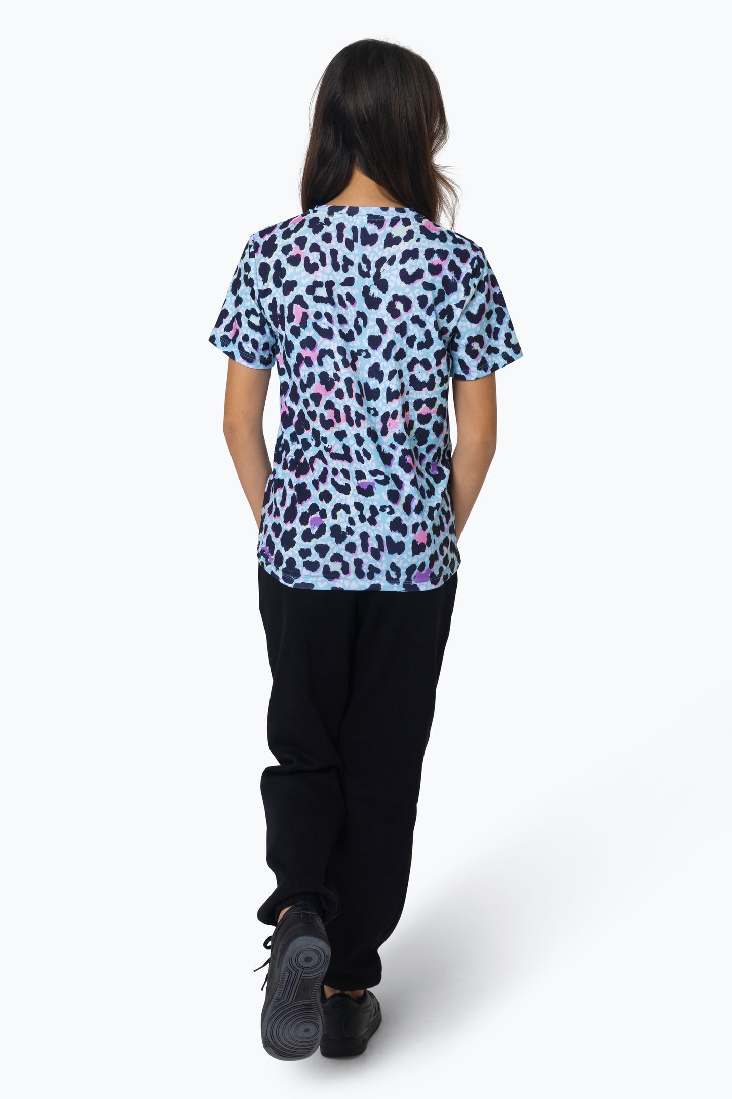 Hype Girls Multi Ice Leopard T-Shirt